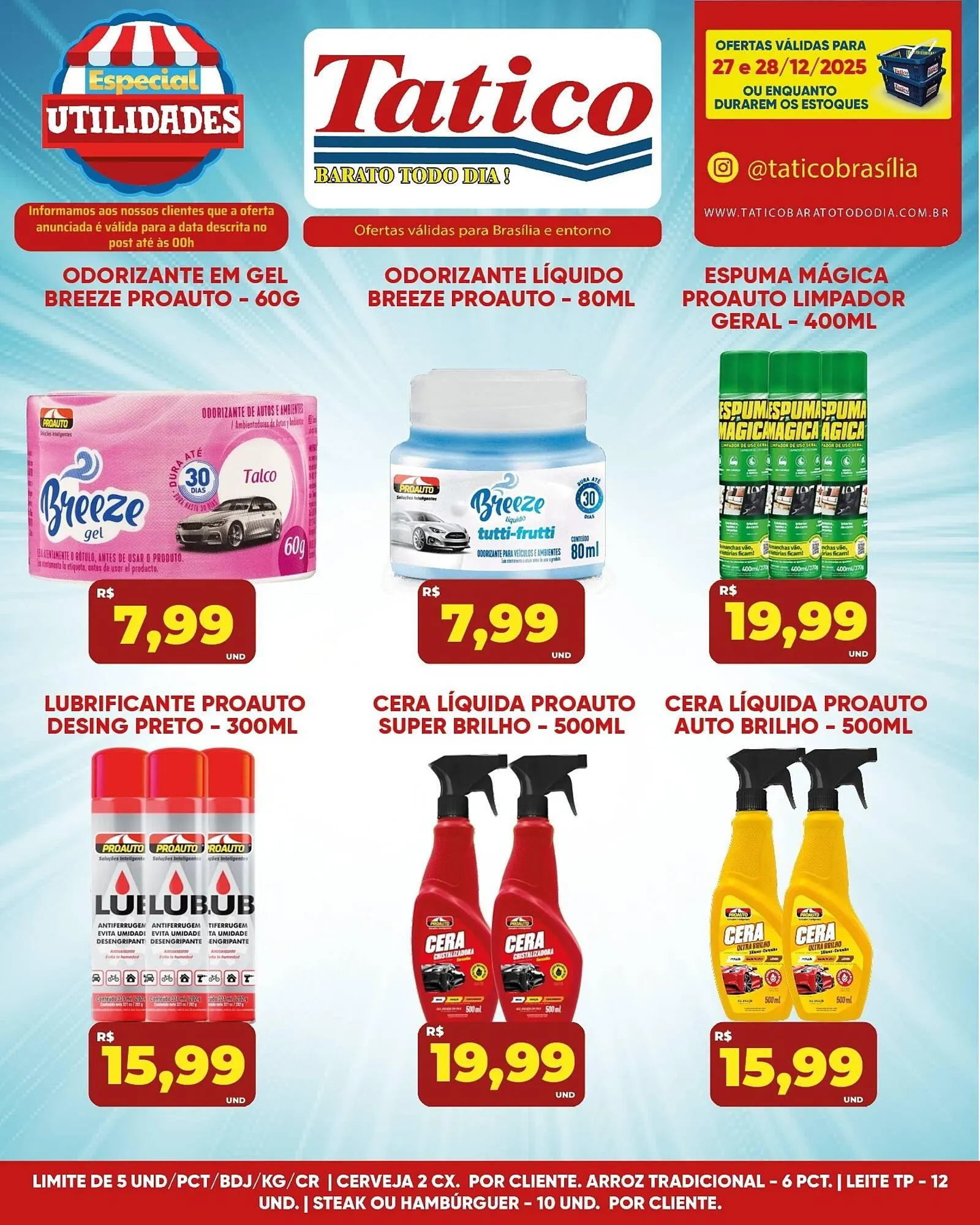 Encarte de Tabloide Tatico 27 de dezembro até 28 de dezembro 2025 - Pagina 1