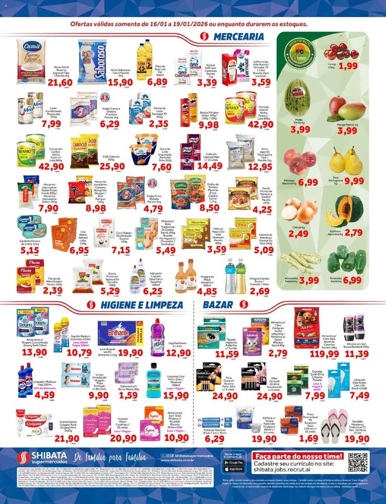 Encarte de Folheto Shibata Supermercados 16 de janeiro até 19 de janeiro 2026 - Pagina 2