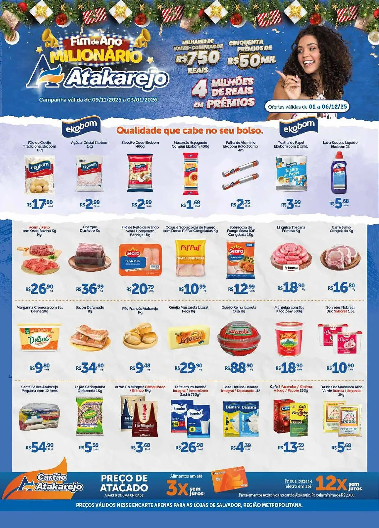 Encarte de Encarte Atakarejo 1 de dezembro até 7 de dezembro 2025 - Pagina 1