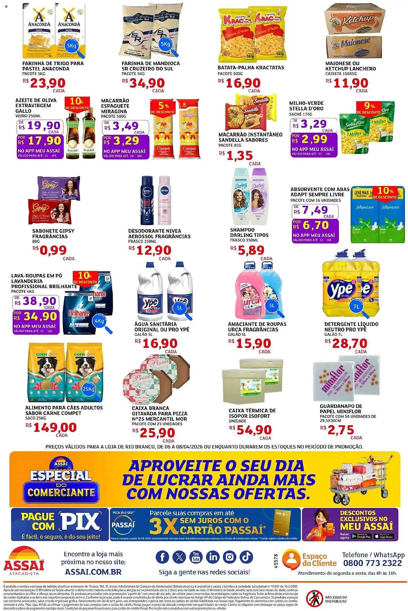 Encarte de Encarte Assaí Atacadista 6 de abril até 8 de abril 2026 - Pagina 2