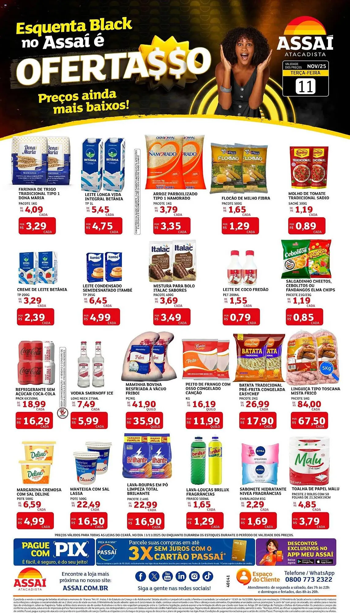 Encarte de Encarte Assaí Atacadista 11 de novembro até 11 de novembro 2025 - Pagina 1