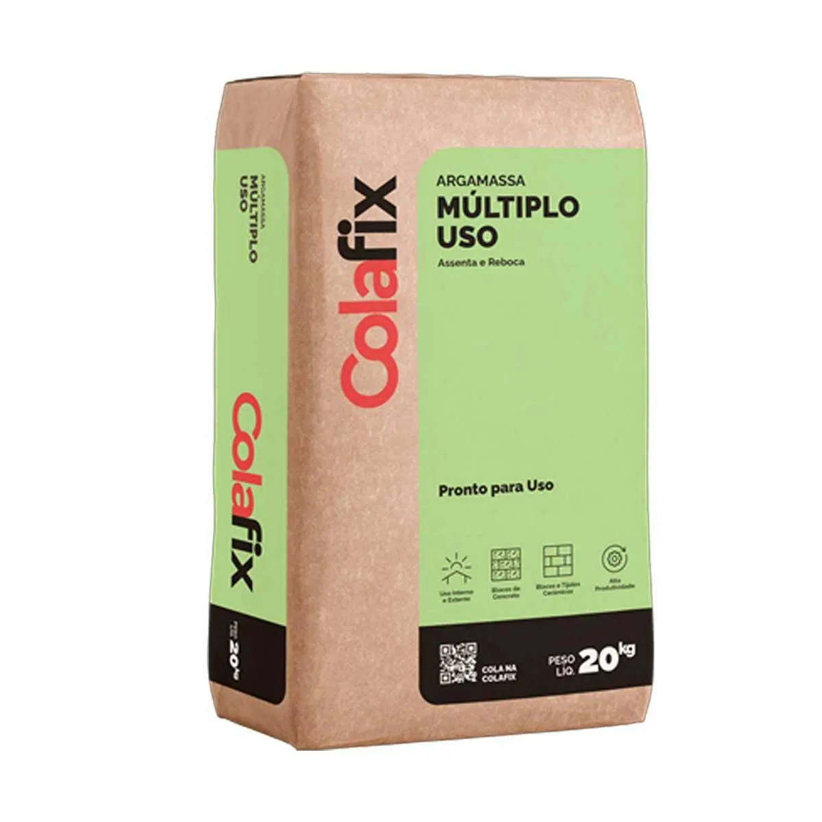 Argamassa Multiuso Colafix Cinza