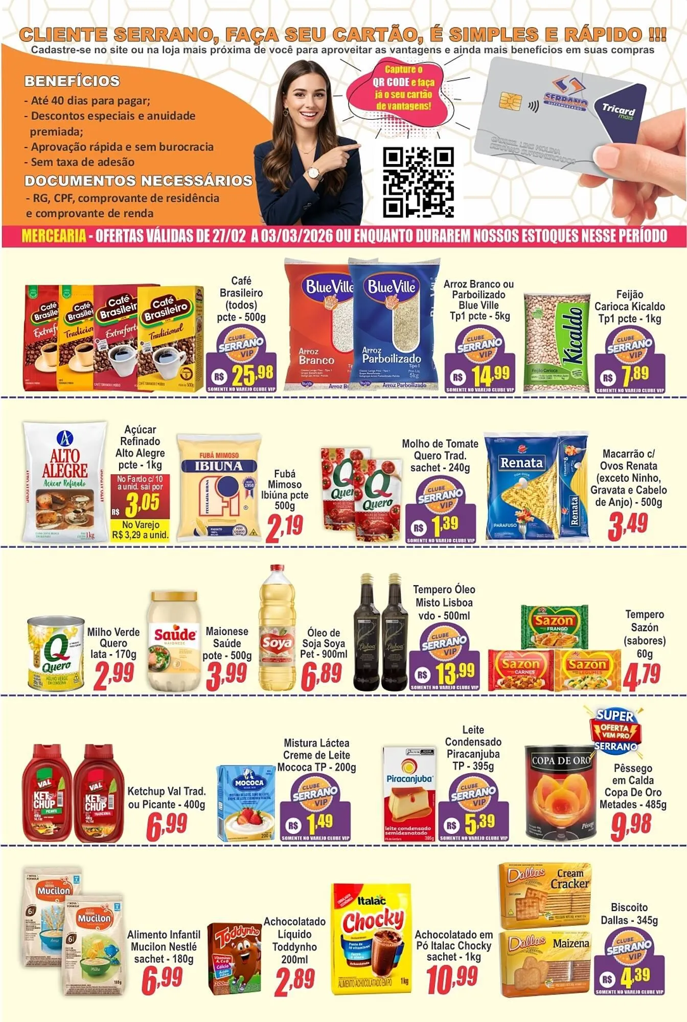 Encarte de Catálogo Serrano Supermercado 25 de fevereiro até 26 de fevereiro 2026 - Pagina 4