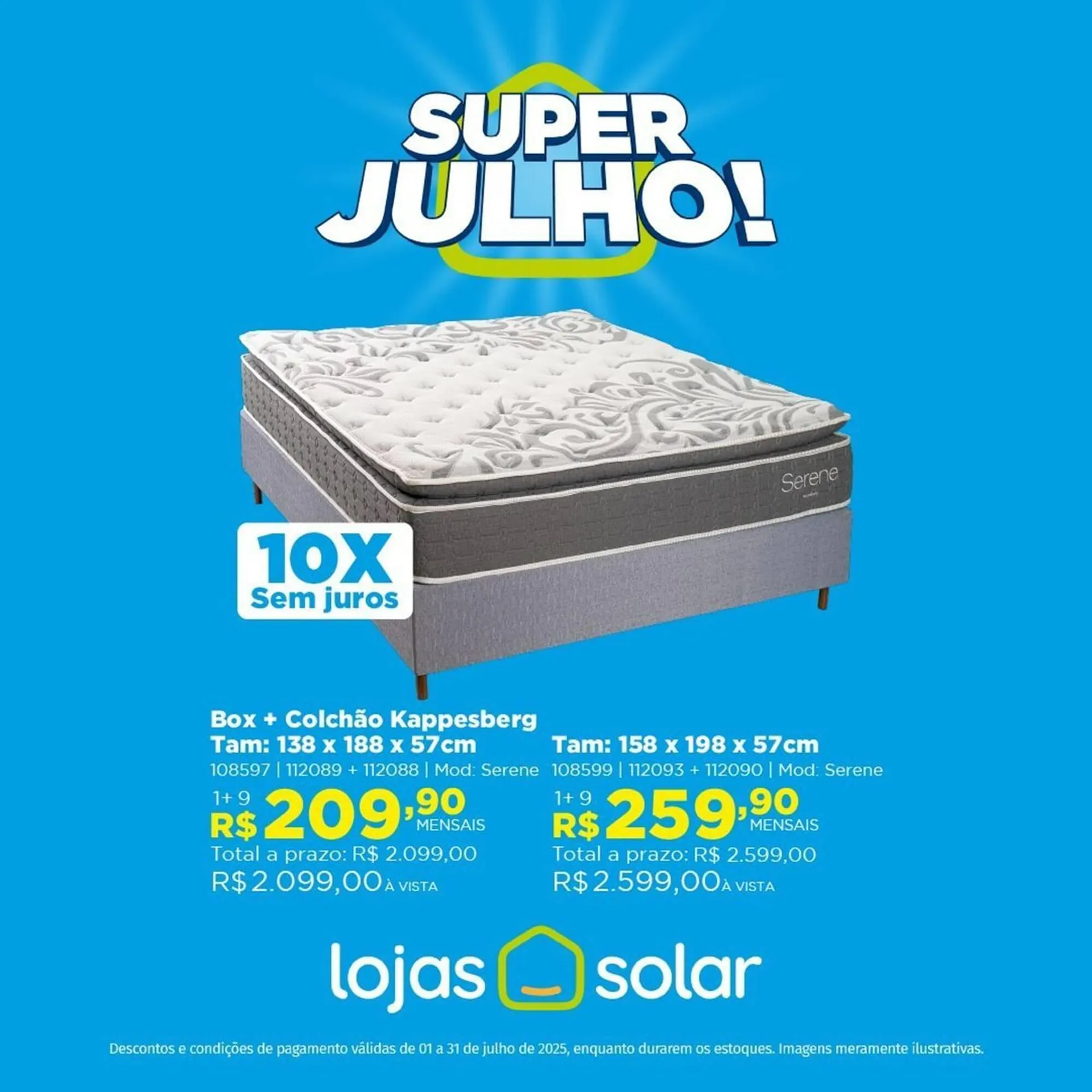 Encarte de Catálogo Lojas Solar 1 de julho até 31 de julho 2025 - Pagina 1