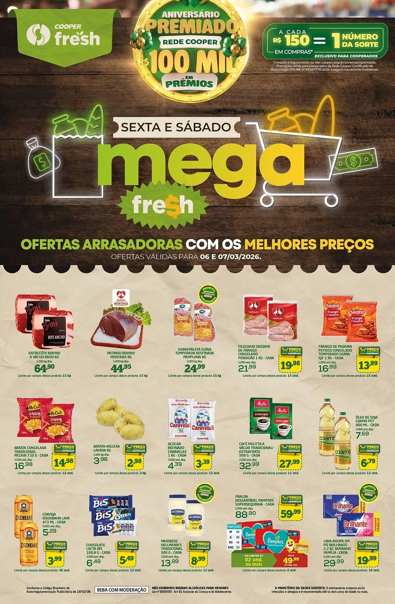 Encarte de Tabloide Cooper 6 de março até 7 de março 2026 - Pagina 1