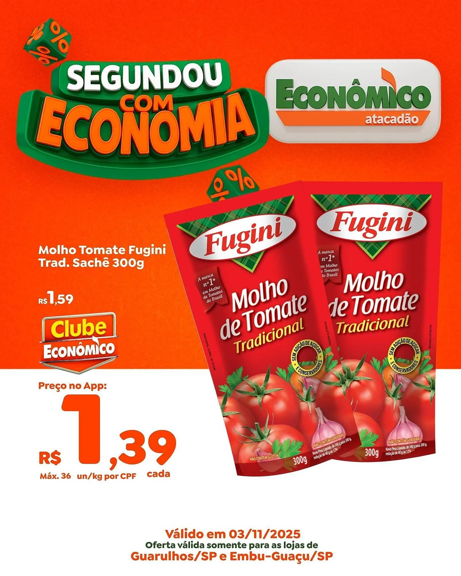 Encarte de Catálogo Econômico Atacadão 3 de novembro até 3 de novembro 2025 - Pagina 2