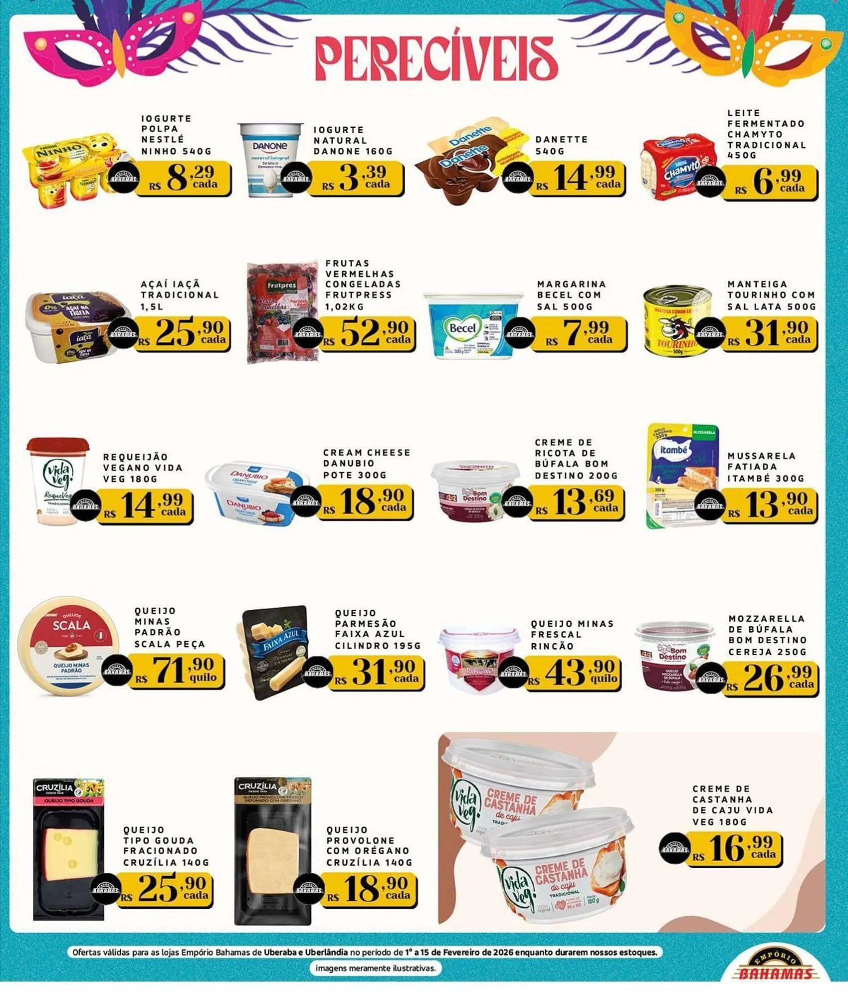 Encarte de Catálogo Empório Bahamas 1 de fevereiro até 15 de fevereiro 2026 - Pagina 9