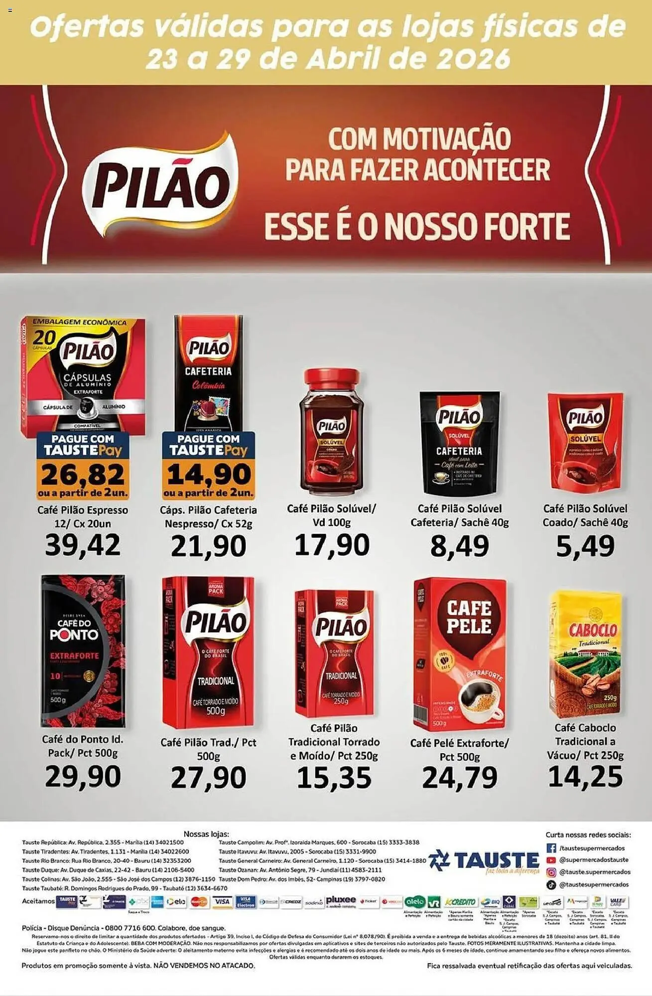 Encarte de Catálogo Supermercados Tauste 23 de abril até 30 de abril 2026 - Pagina 2