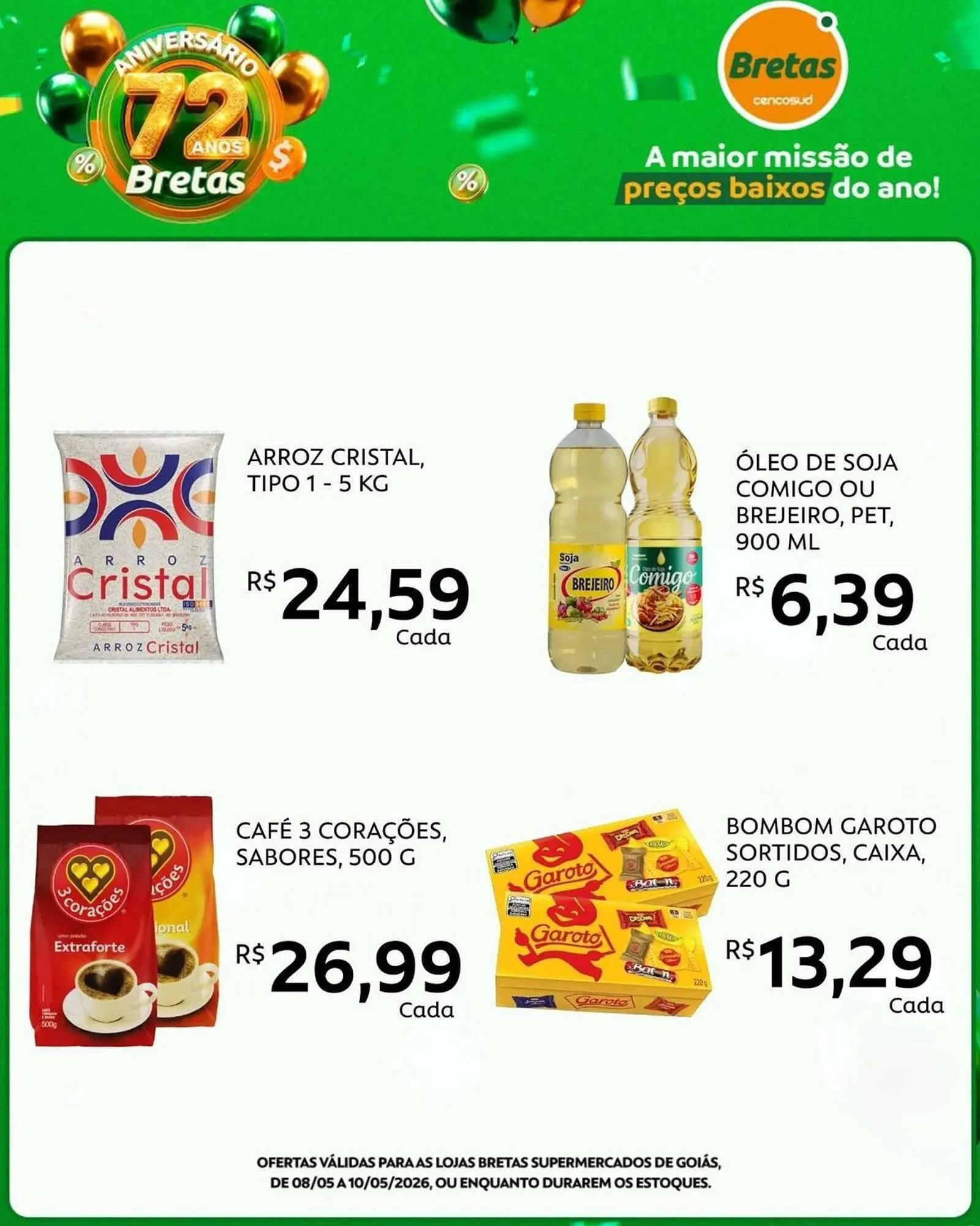 Encarte de Catálogo Supermercados Bretas 8 de maio até 10 de maio 2026 - Pagina 6