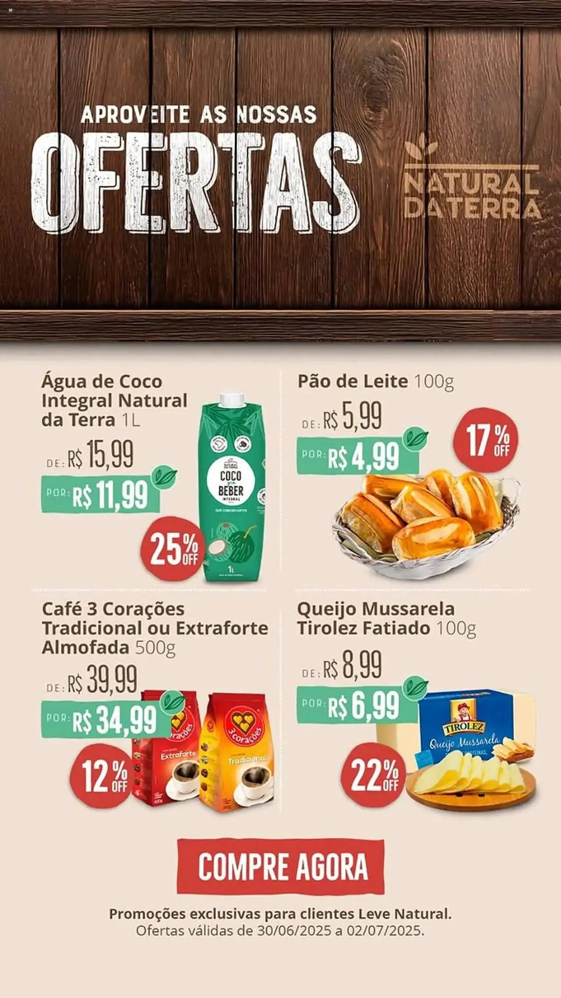 Encarte de Catálogo Natural da Terra 30 de junho até 2 de julho 2025 - Pagina 1
