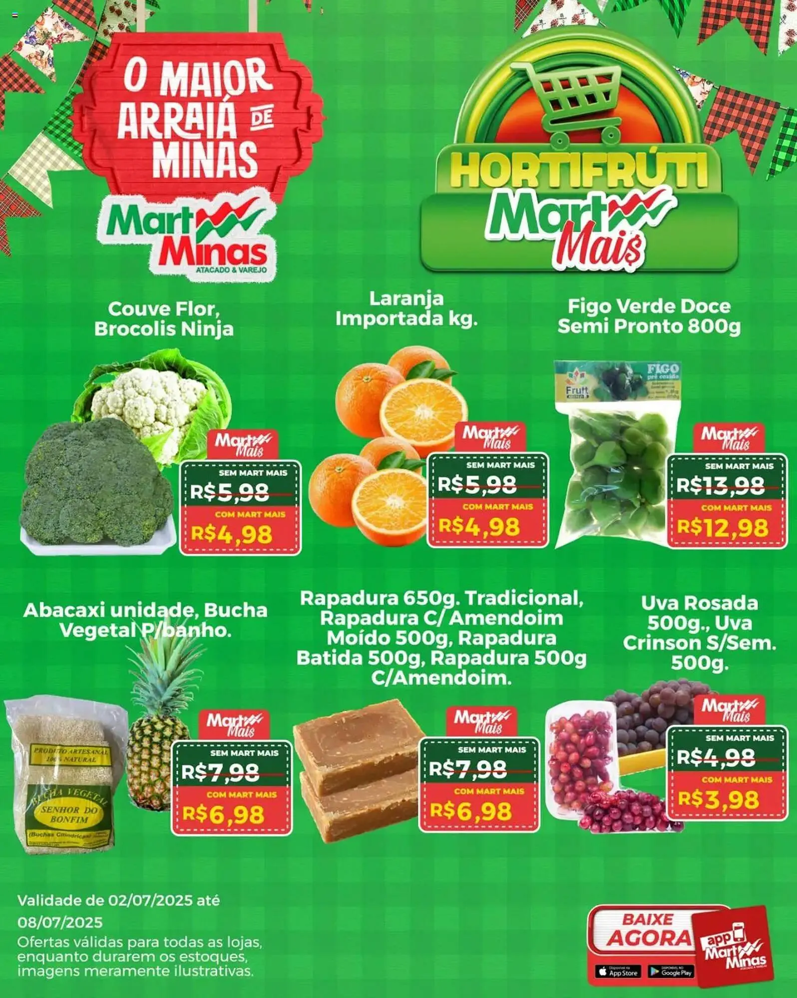 Encarte de Catálogo Mart Minas 2 de julho até 8 de julho 2025 - Pagina 1
