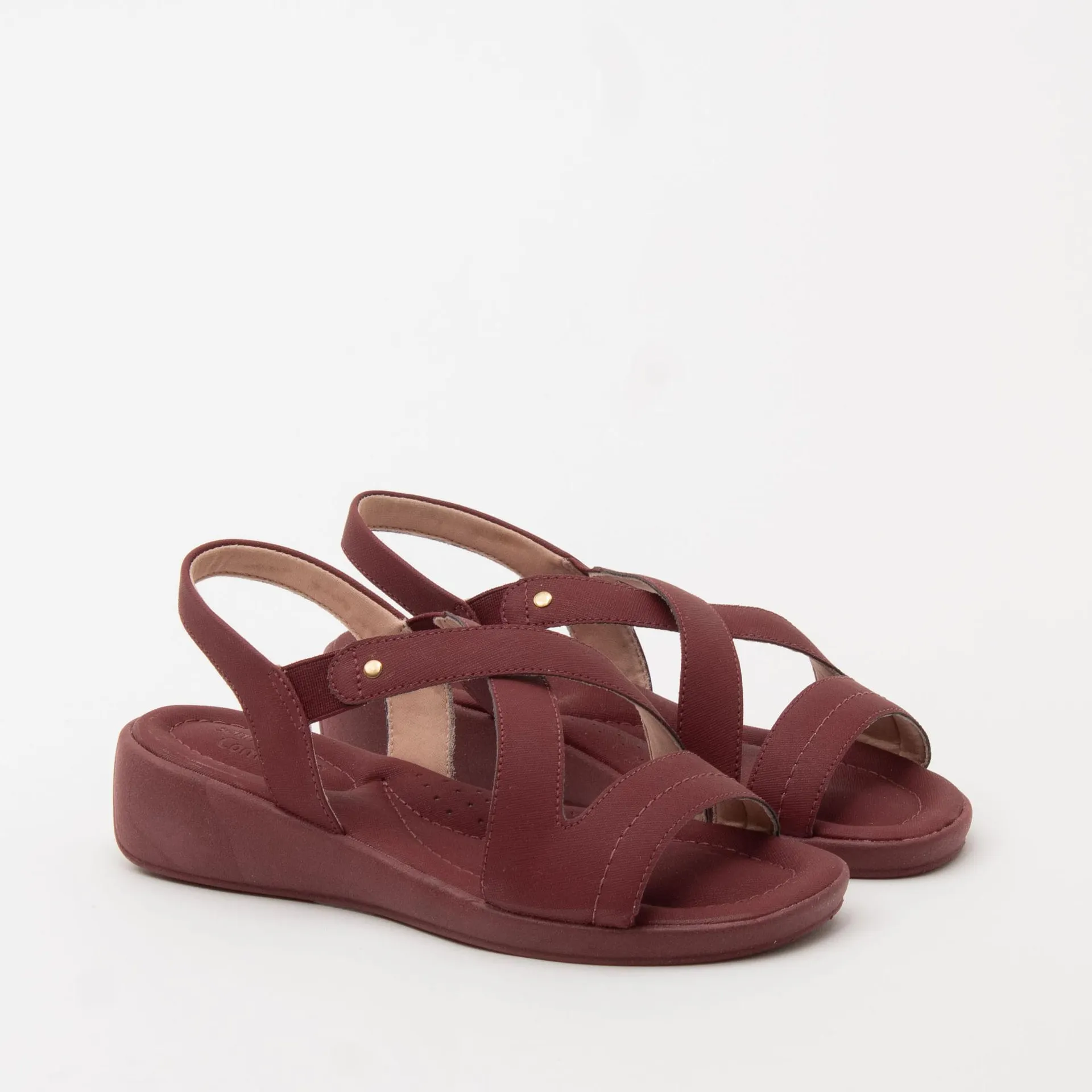 Anabela tiras cruzadas - AMORA