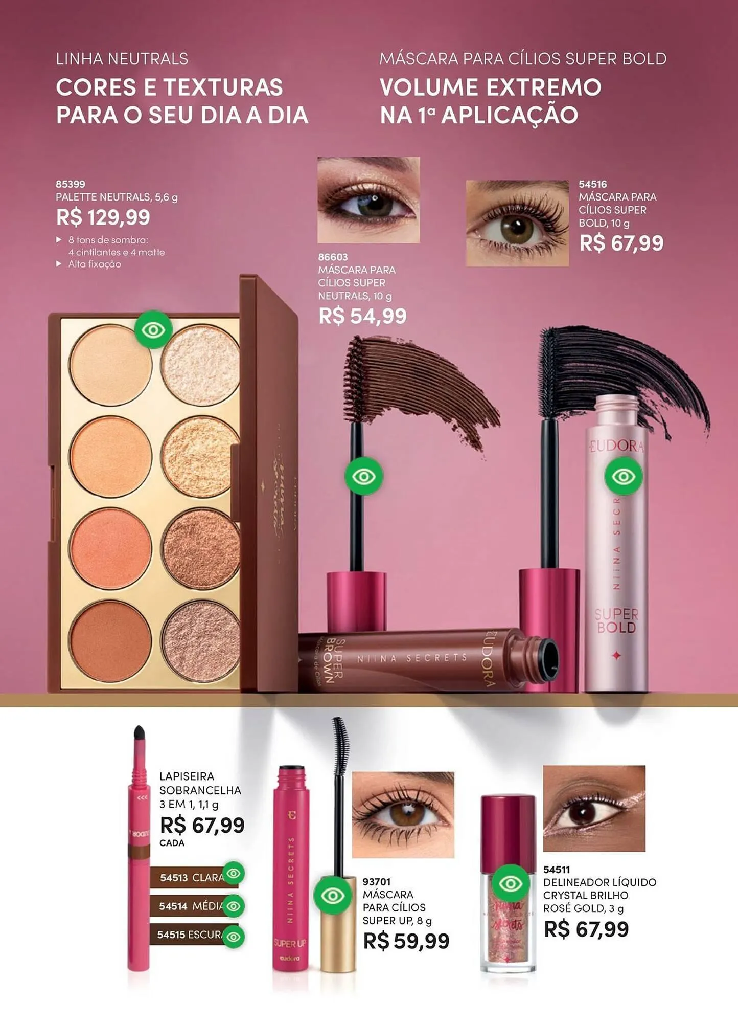 Encarte de Catálogo Eudora 27 de novembro até 27 de dezembro 2025 - Pagina 100