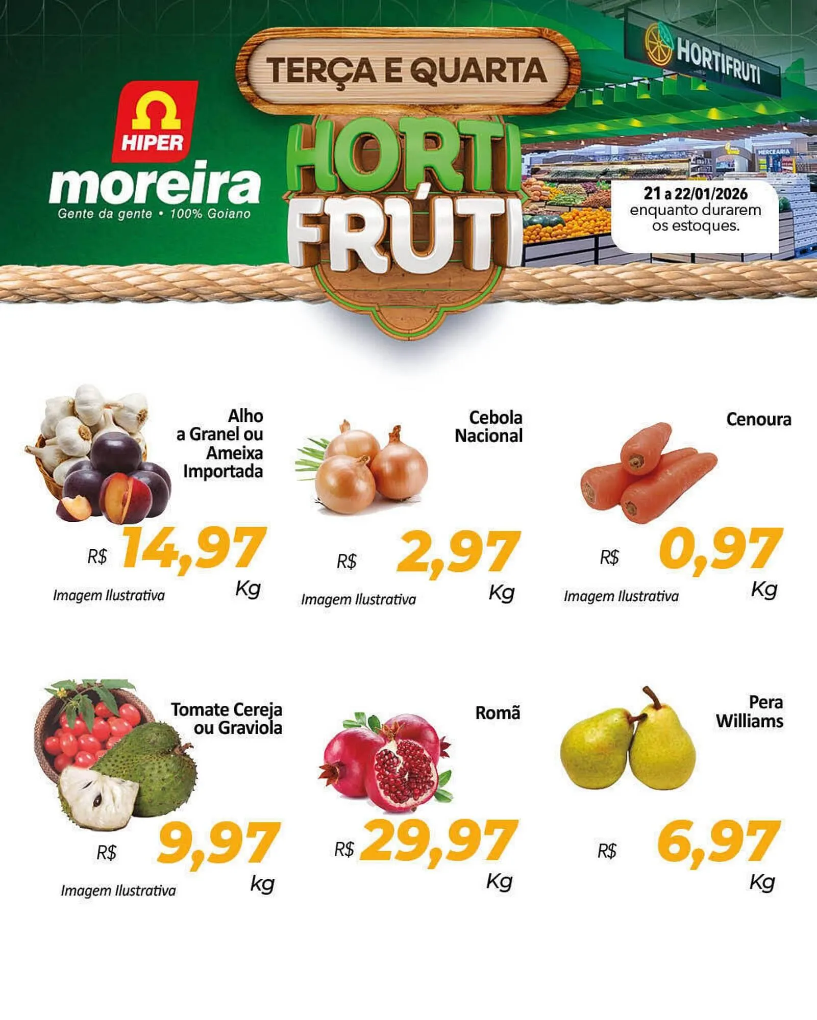 Encarte de Catálogo Hiper Moreira 21 de abril até 22 de abril 2026 - Pagina 1