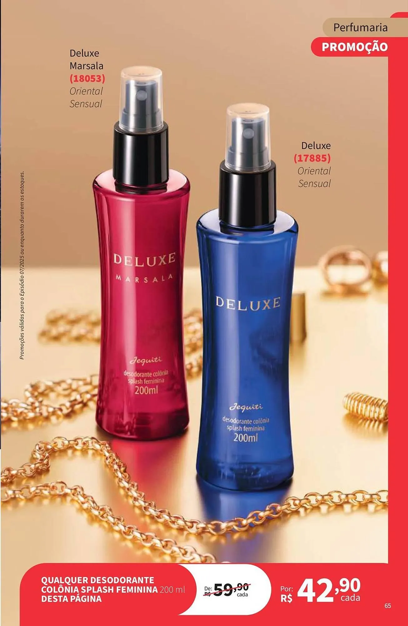 Encarte de Catálogo Jequiti 12 de maio até 31 de maio 2025 - Pagina 65