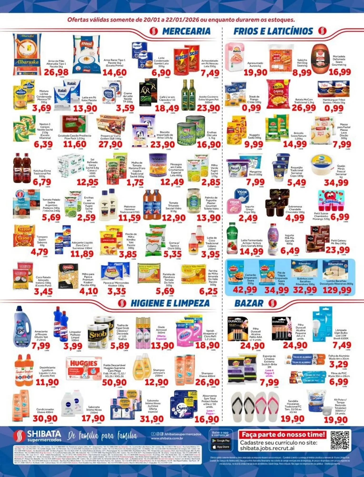 Encarte de Folheto Shibata Supermercados 20 de janeiro até 22 de janeiro 2026 - Pagina 2