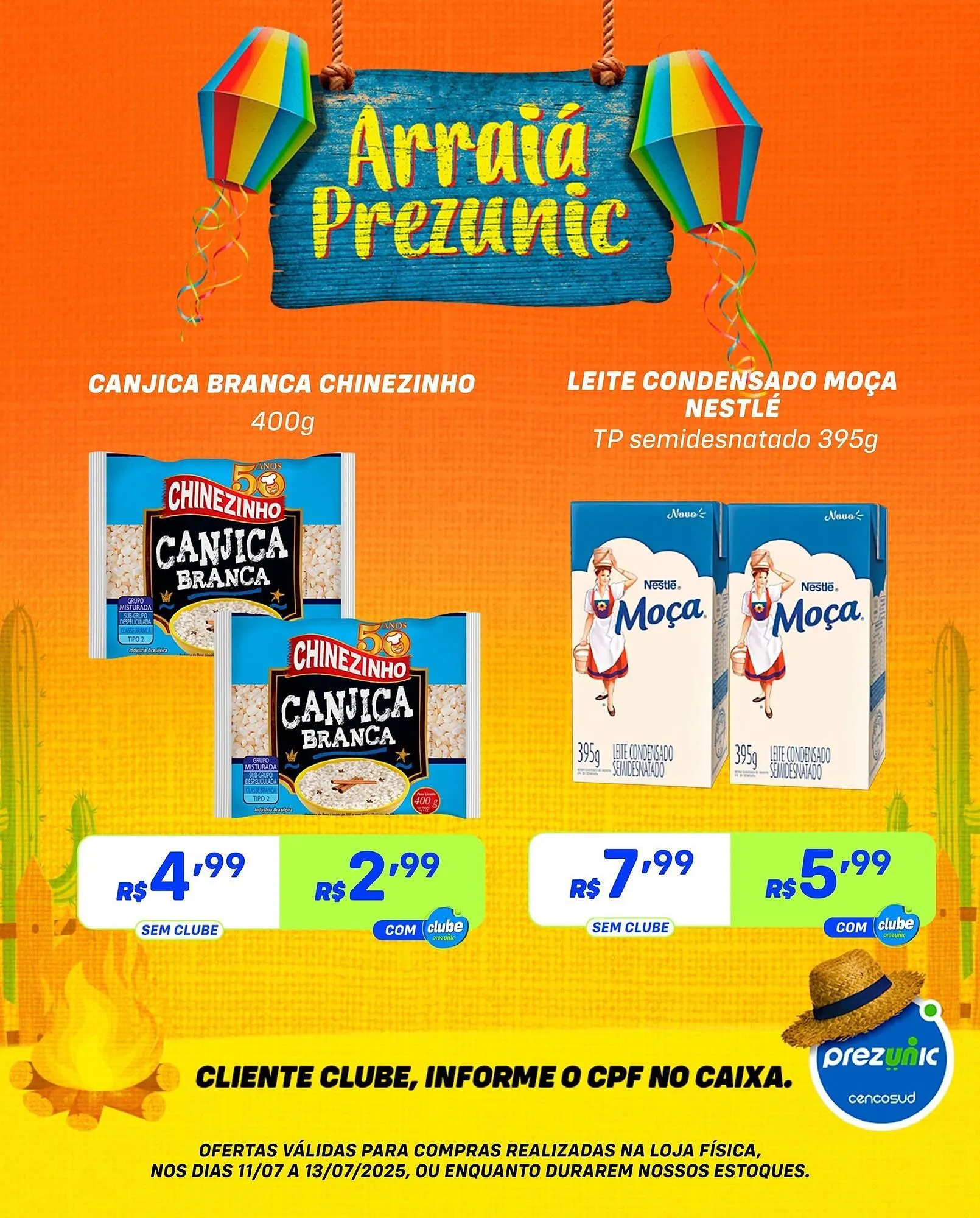 Encarte de Catálogo Prezunic 11 de julho até 13 de julho 2025 - Pagina 1