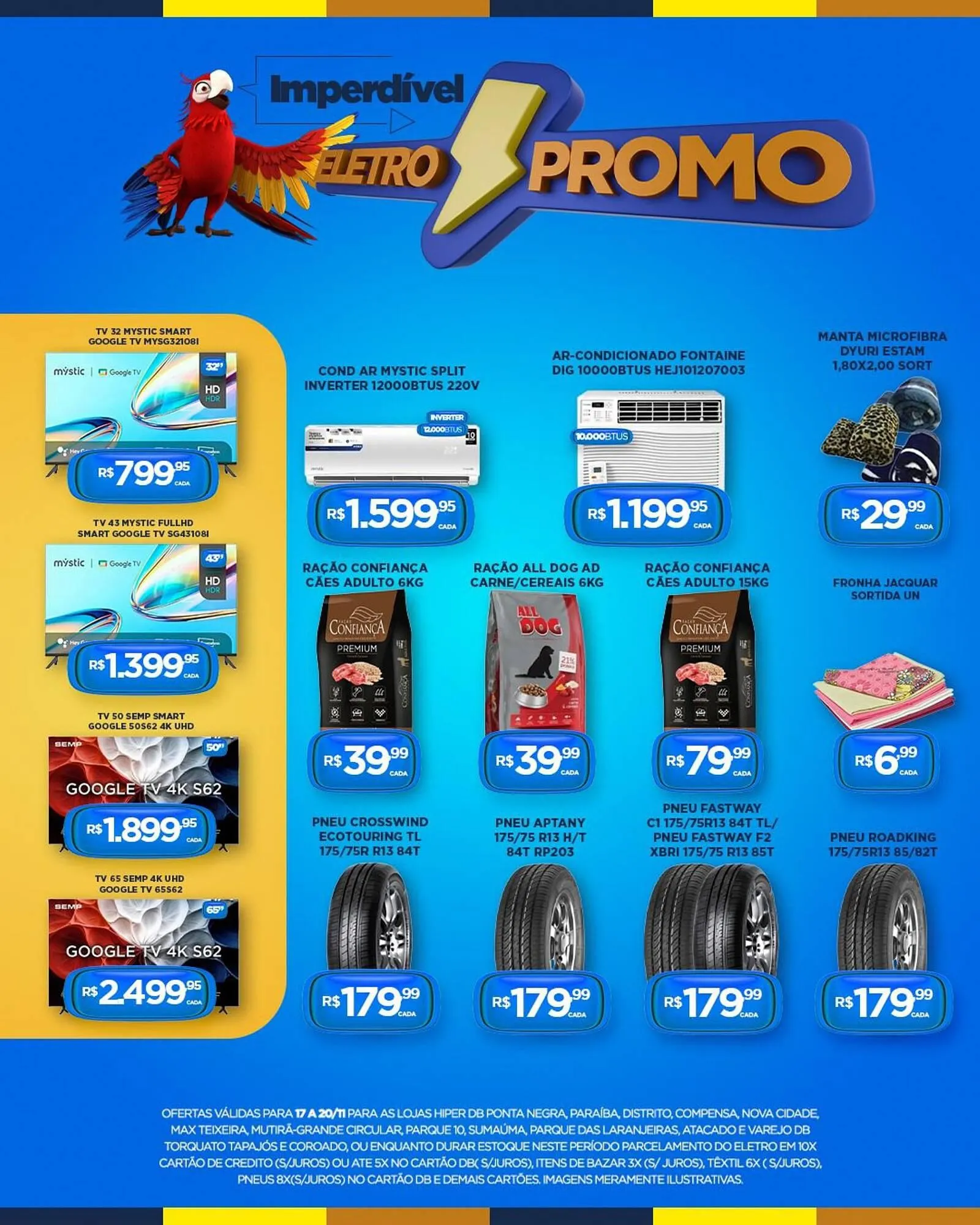 Encarte de Catálogo DB Supermercados 17 de novembro até 20 de novembro 2025 - Pagina 1