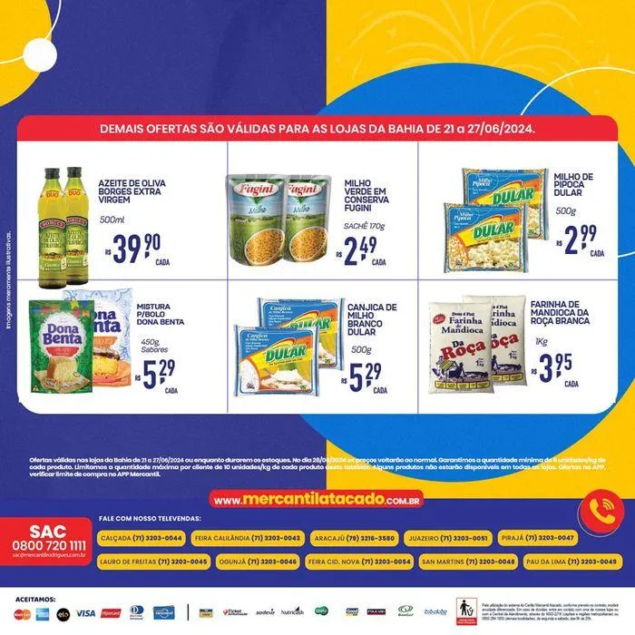 Encarte de Ofertas Mercantil Atacado 24 de junho até 27 de junho 2024 - Pagina 4
