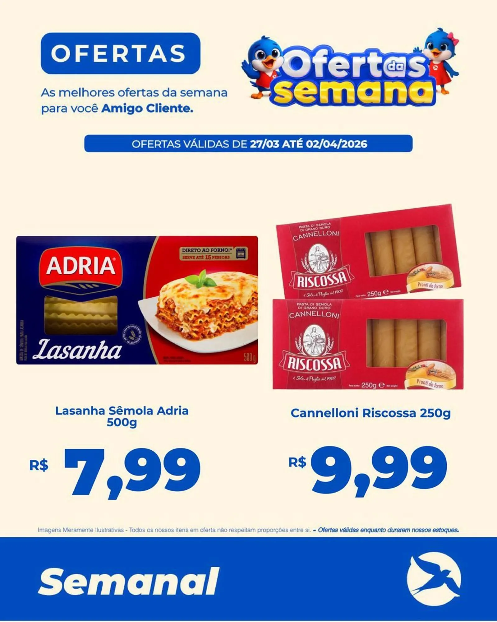Encarte de Folheto Andorinha Hipermercado 27 de março até 2 de abril 2026 - Pagina 1