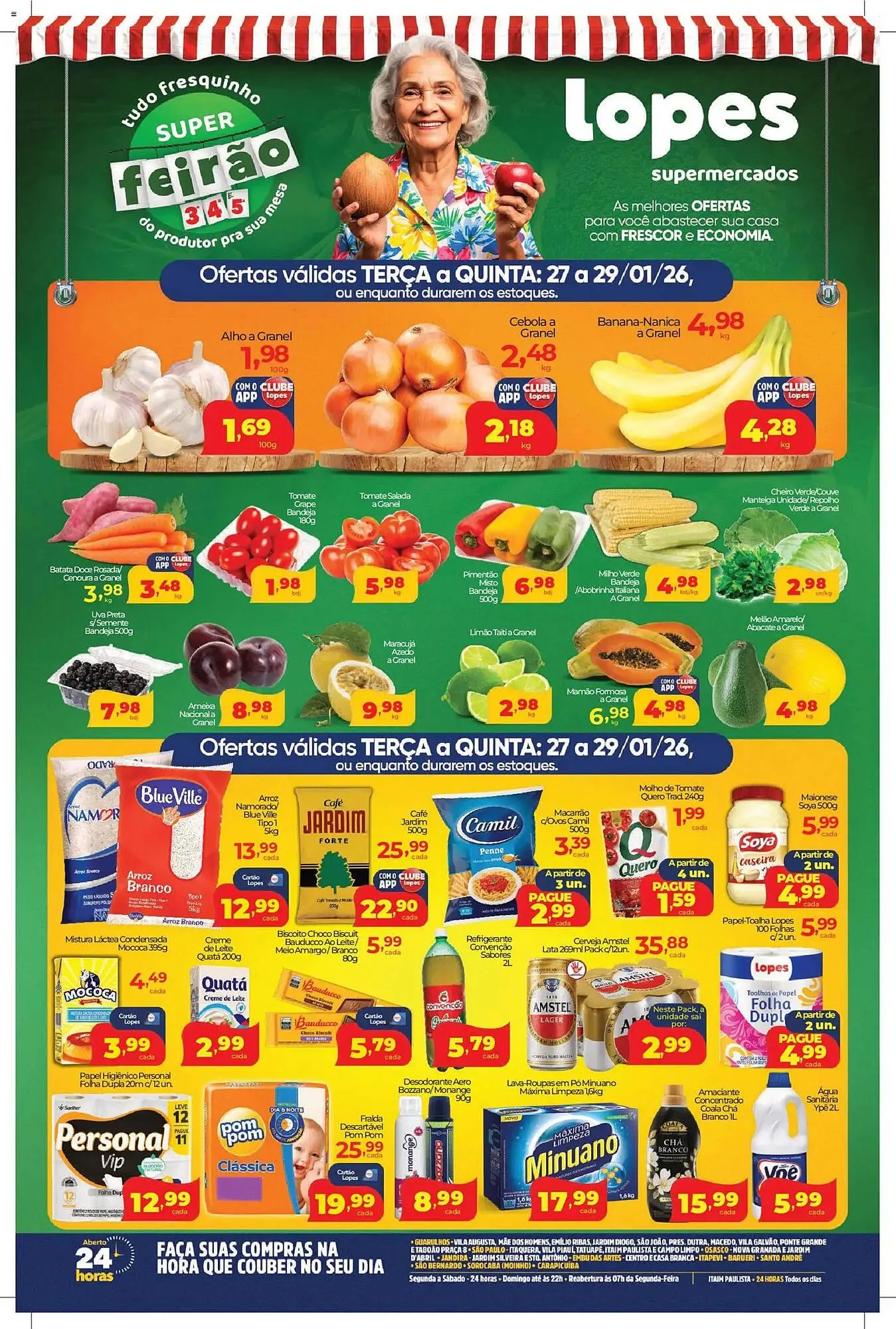 Folheto Lopes Supermercados - 1