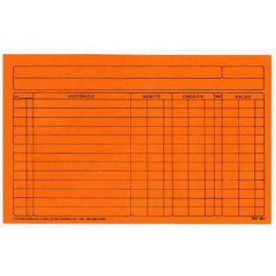 Ficha Conta Corr Ouro 5x8