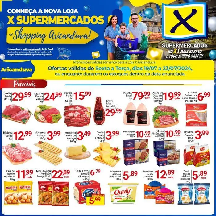 Encarte de Encarte X Supermercados 19 de julho até 23 de julho 2024 - Pagina 1