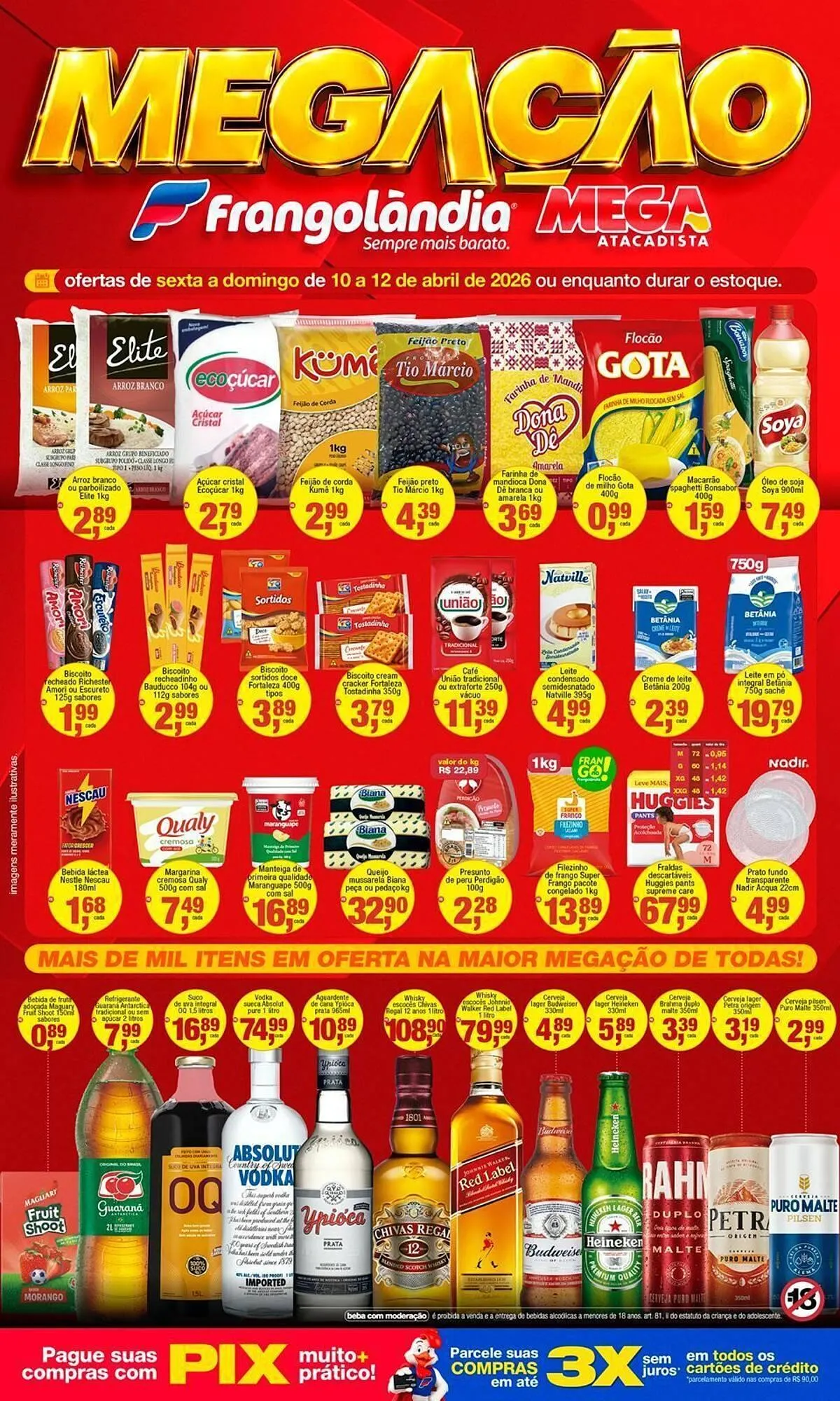 Encarte de Encarte Frangolândia 10 de abril até 12 de abril 2026 - Pagina 1