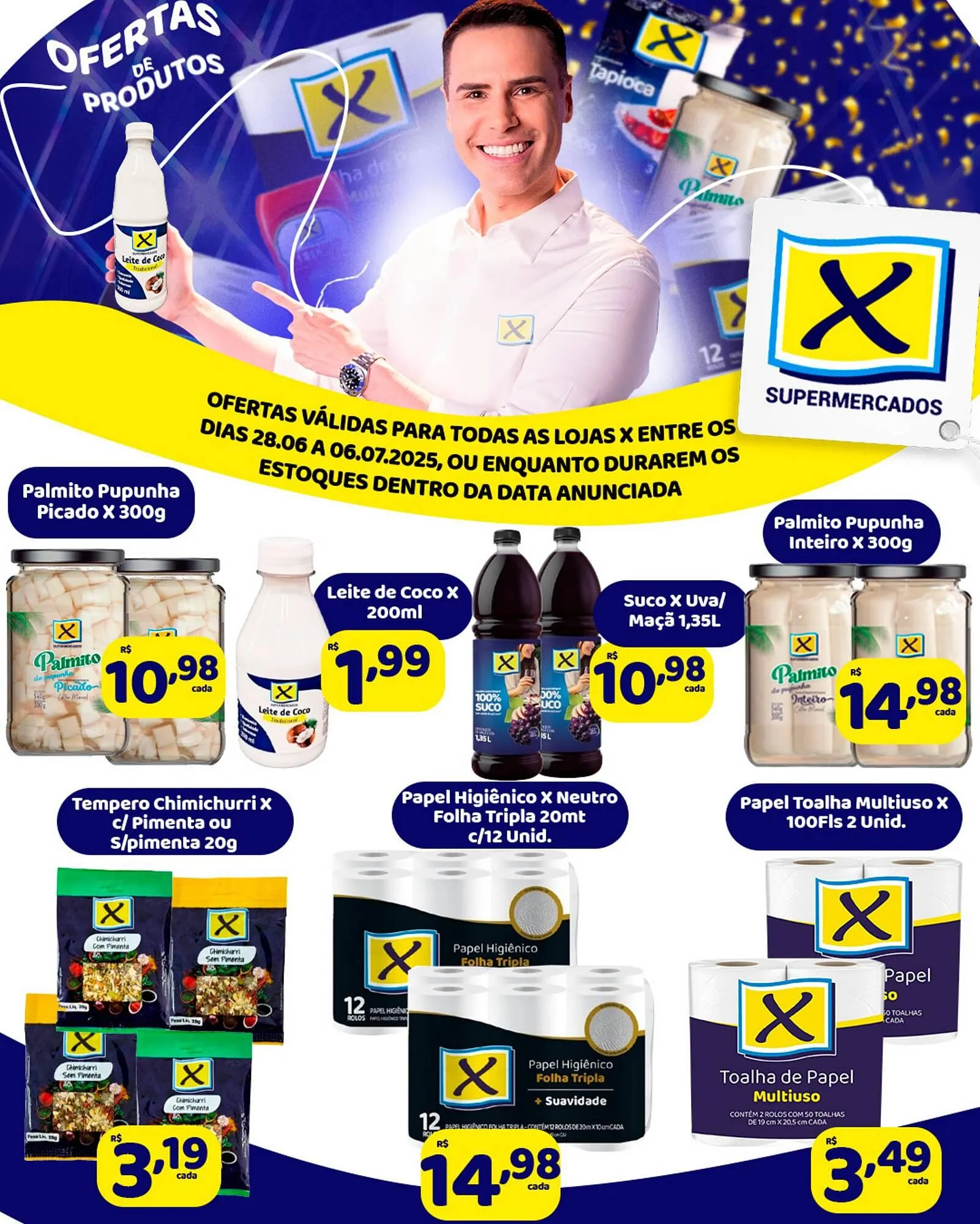 Encarte de Catálogo X Supermercados 28 de junho até 6 de julho 2025 - Pagina 2