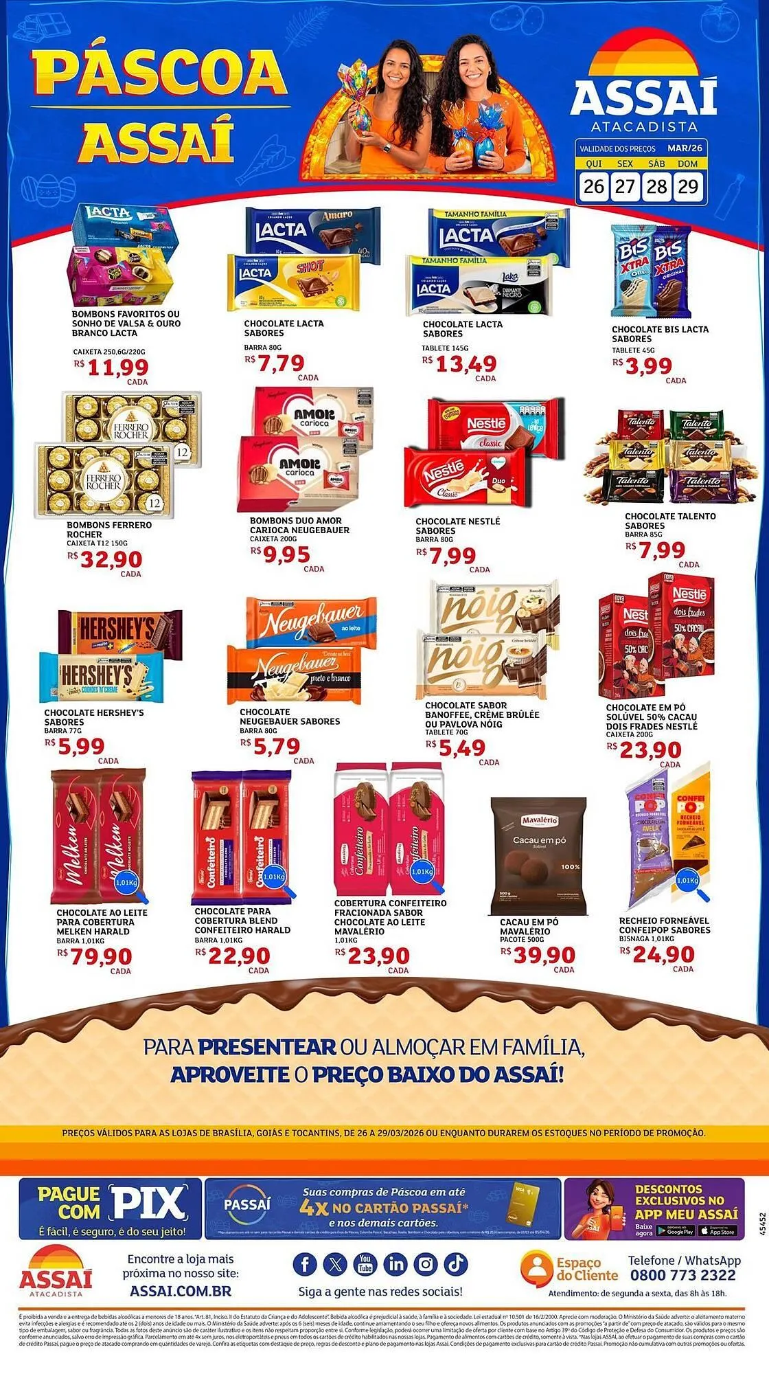 Encarte de Encarte Assaí Atacadista 26 de março até 29 de março 2026 - Pagina 1