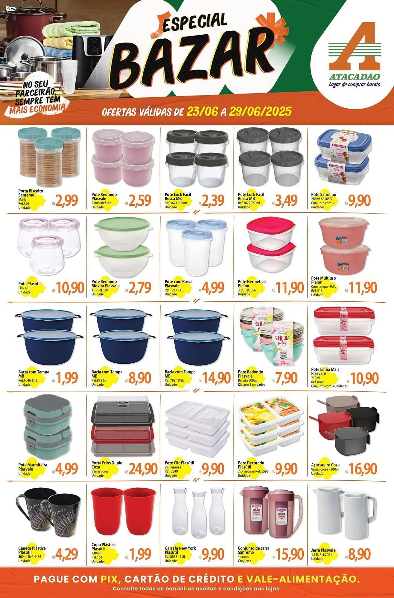 Encarte de Catálogo Atacadão 24 de junho até 29 de junho 2025 - Pagina 1