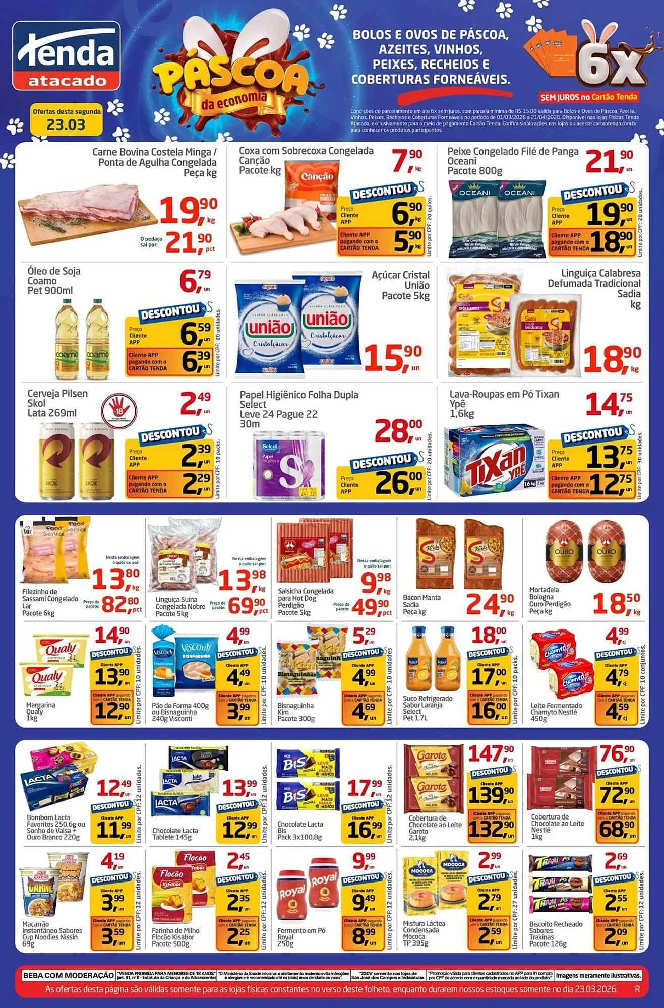 Encarte de Folheto Tenda Atacado 23 de março até 23 de março 2026 - Pagina 1