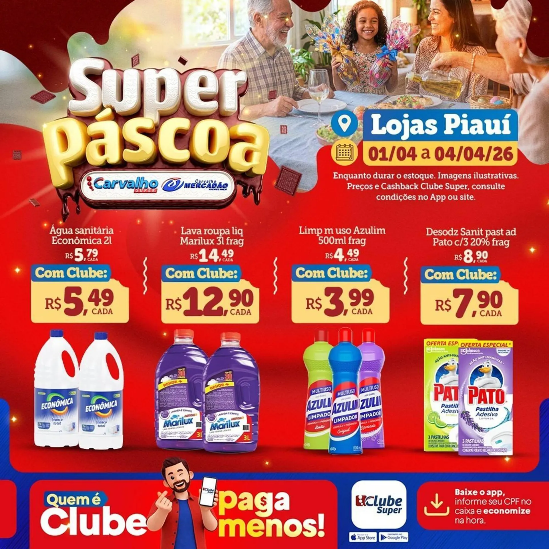 Encarte de Catálogo Carvalho Supermercado 1 de abril até 4 de abril 2026 - Pagina 9