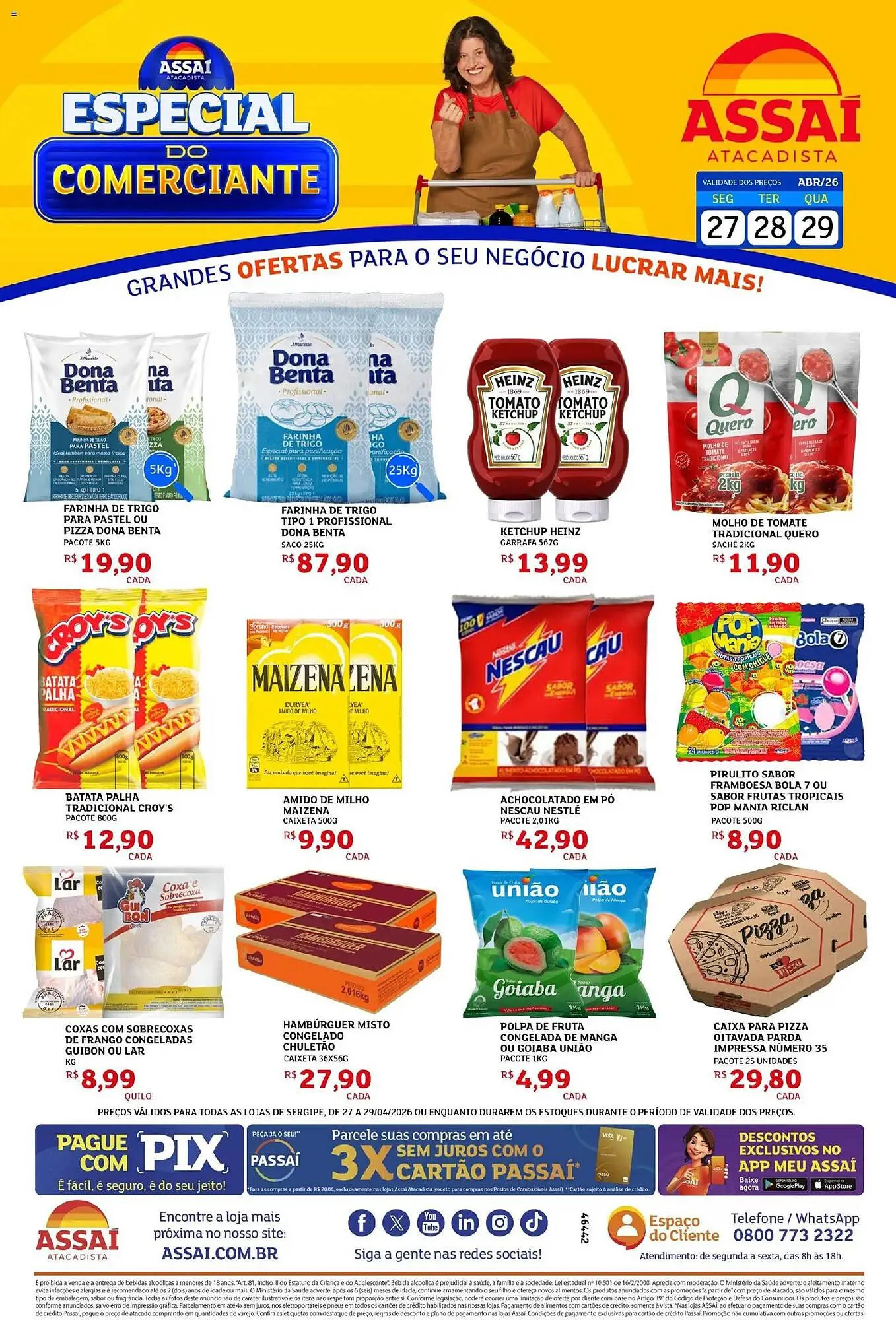 Encarte de Encarte Assaí Atacadista 27 de abril até 29 de abril 2026 - Pagina 1