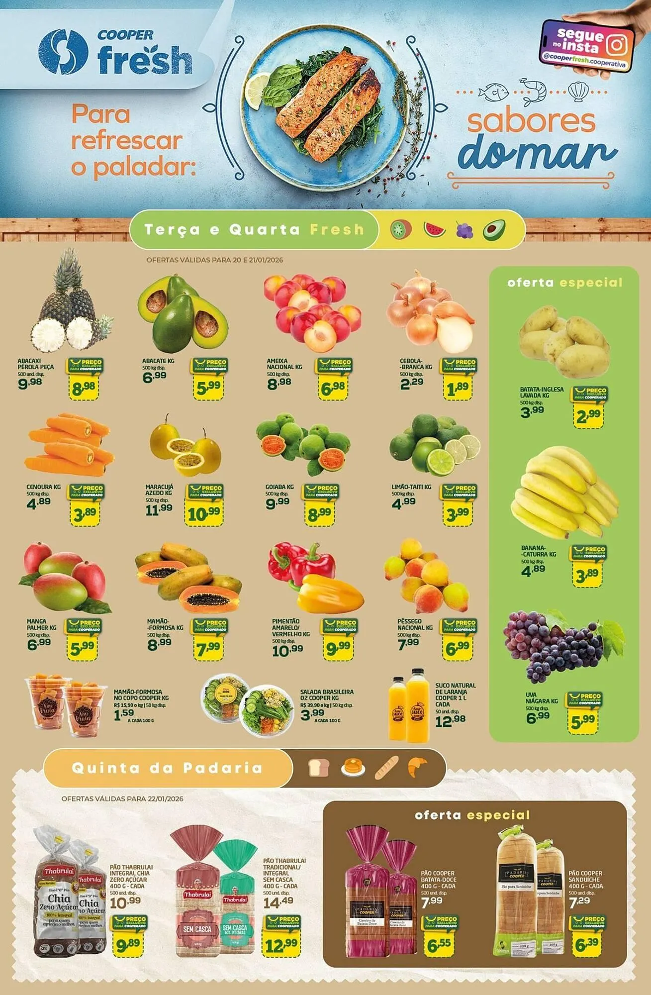 Encarte de Tabloide Cooper 20 de janeiro até 24 de janeiro 2026 - Pagina 1