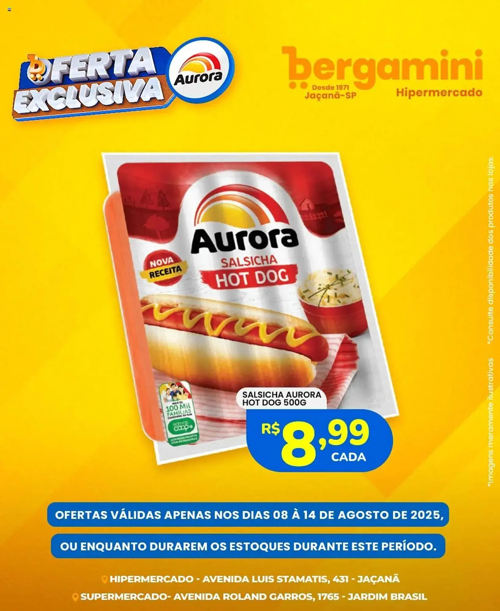 Encarte de Catálogo Supermercado Bergamini 8 de agosto até 14 de agosto 2025 - Pagina 3