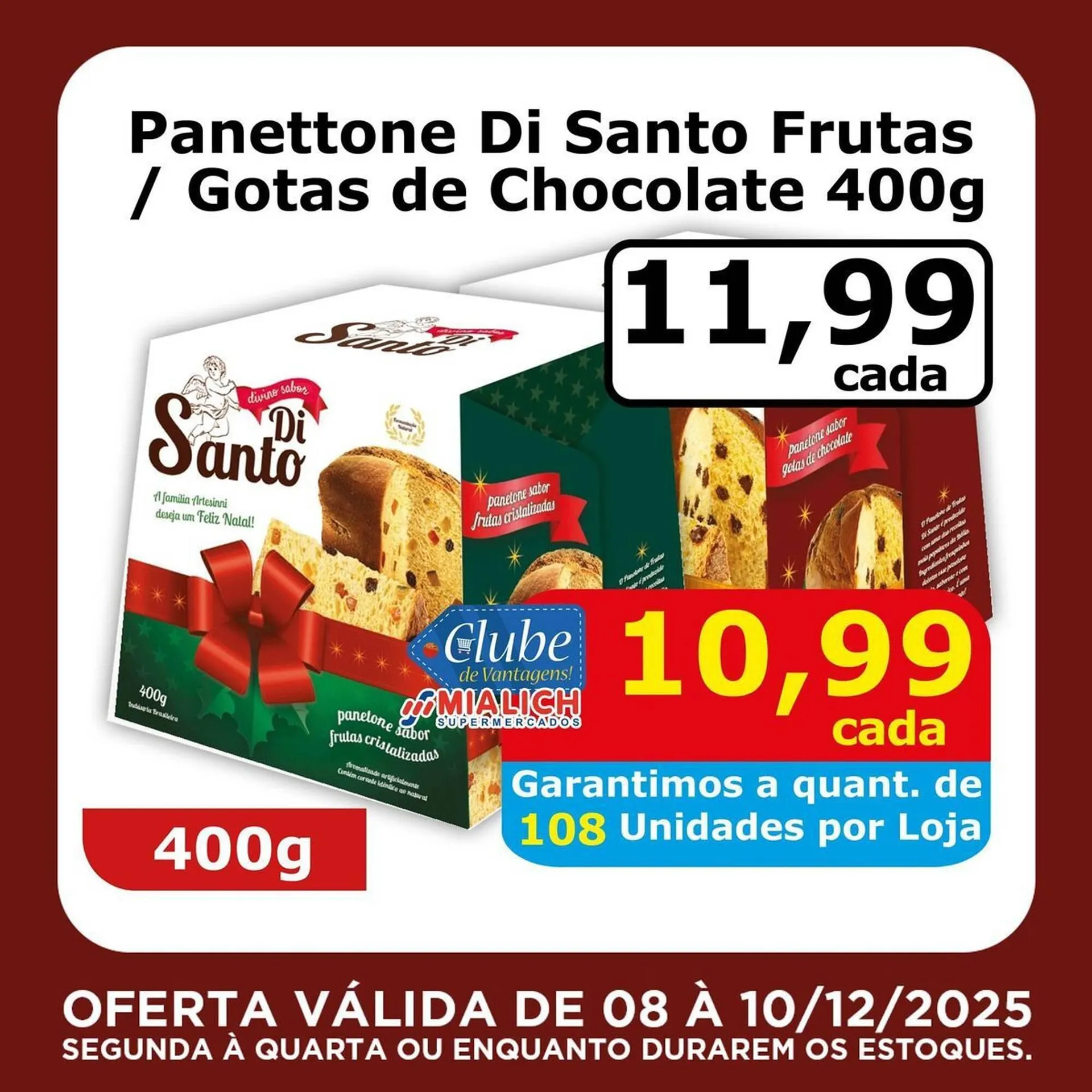 Encarte de Catálogo Mialich Supermercados 8 de dezembro até 10 de dezembro 2025 - Pagina 2