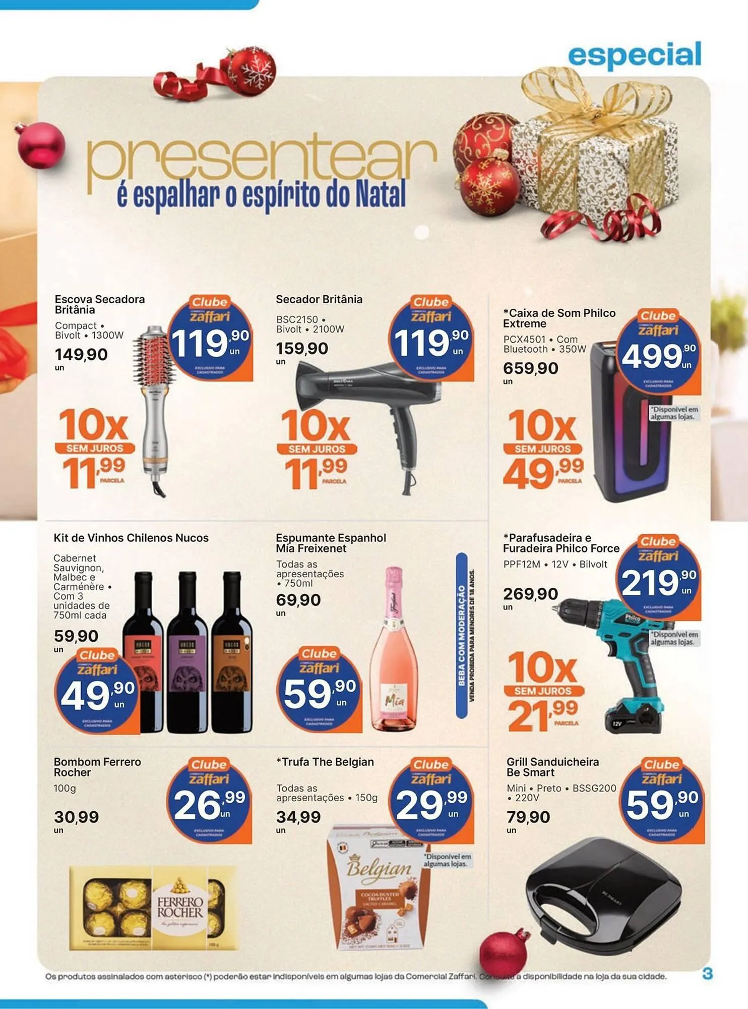 Encarte de Encarte Comercial Zaffari 27 de novembro até 7 de dezembro 2025 - Pagina 3