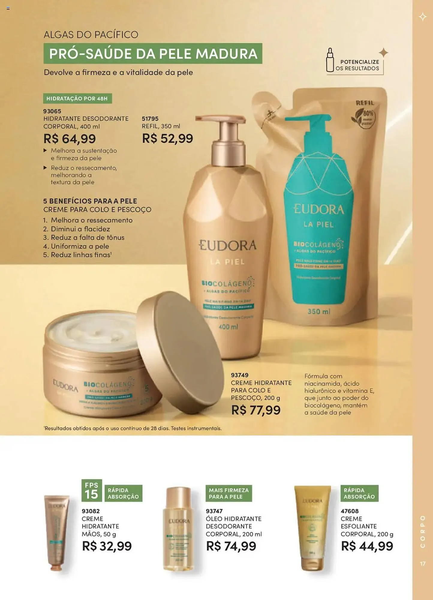 Encarte de Catálogo Eudora 8 de setembro até 3 de outubro 2025 - Pagina 17