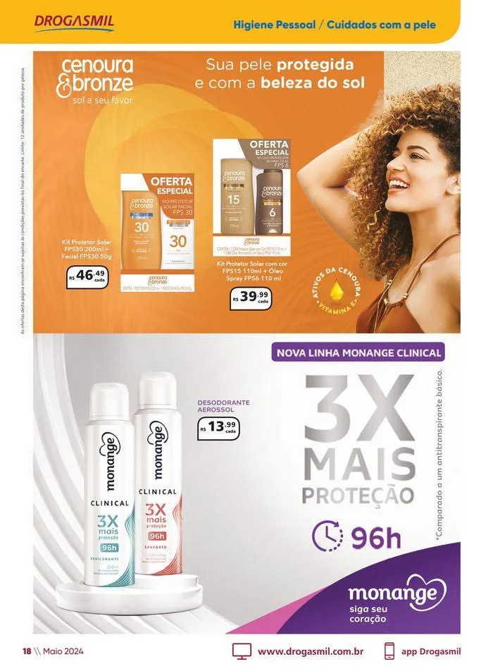 Encarte de Aniversário Drogasmil 3 de maio até 2 de junho 2024 - Pagina 18