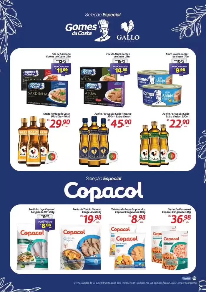 Encarte de Pechinchas e ofertas atuais 11 de abril até 20 de abril 2025 - Pagina 13