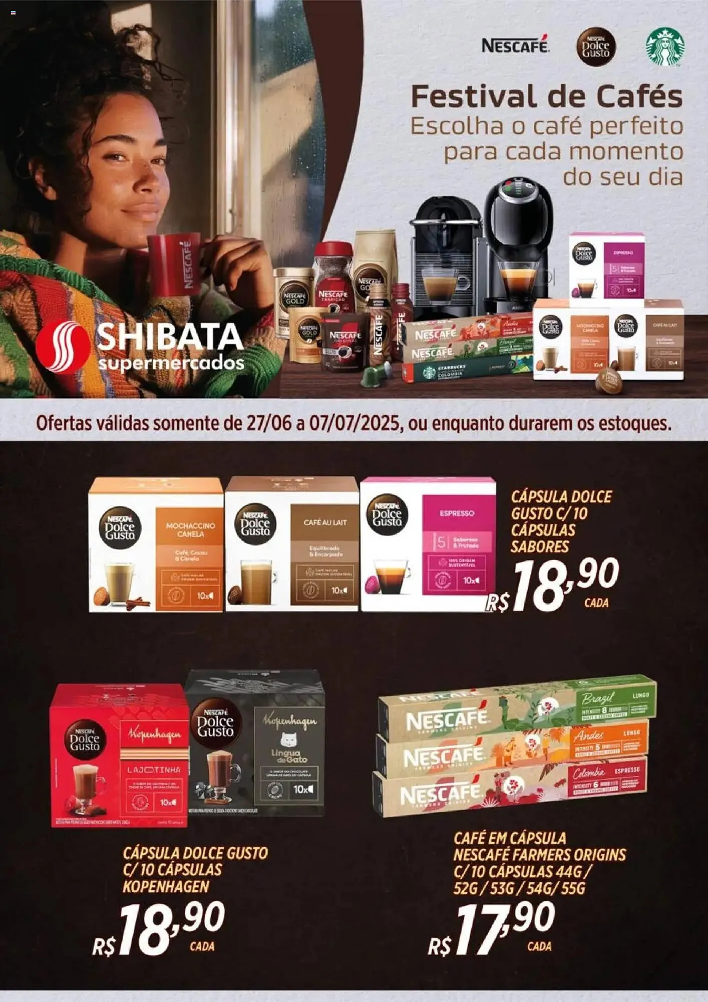 Encarte de Catálogo Shibata Supermercados 27 de junho até 8 de julho 2025 - Pagina 1