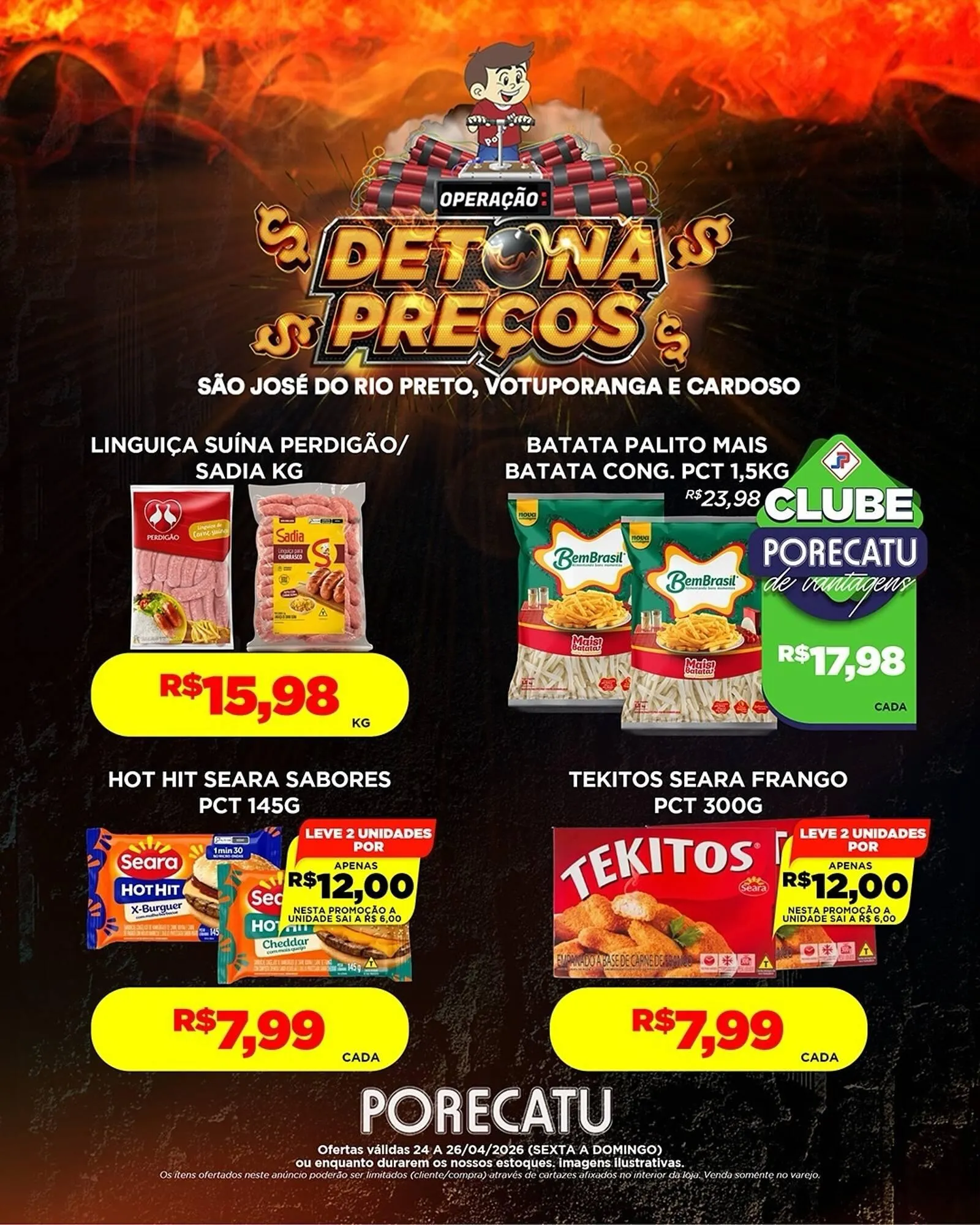 Encarte de Catálogo Supermercado Porecatu 24 de abril até 26 de abril 2026 - Pagina 5