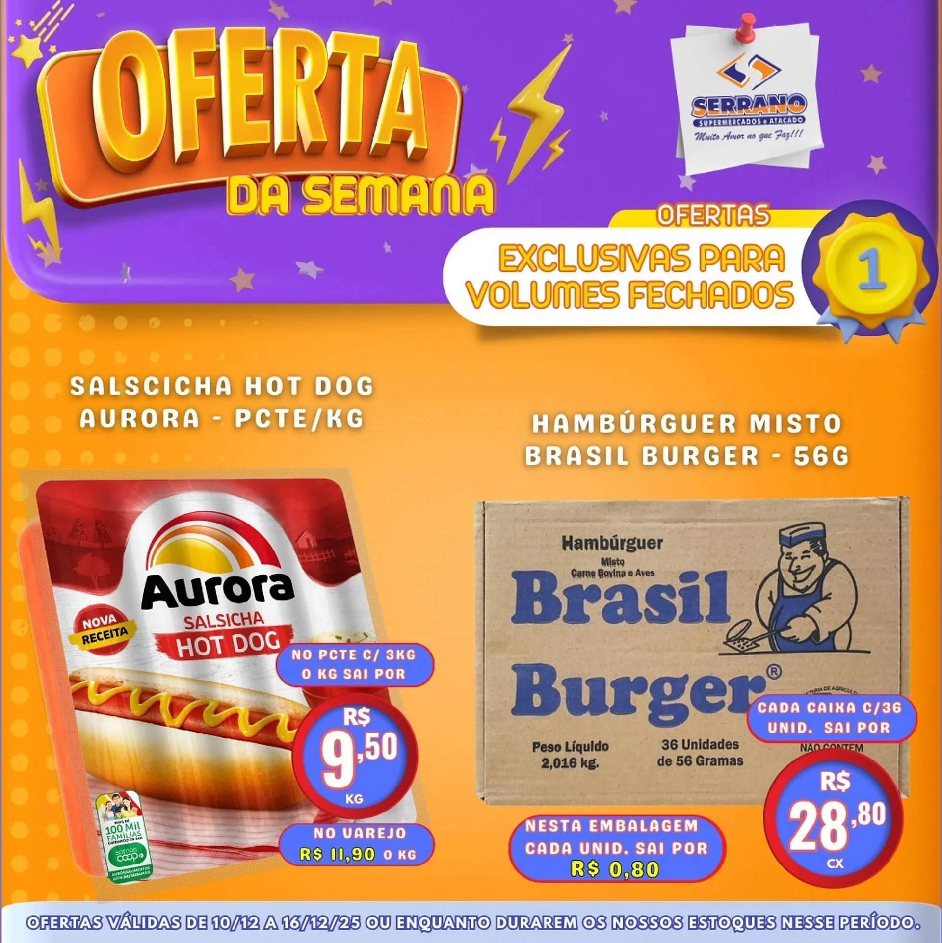 Encarte de Catálogo Serrano Supermercado 10 de dezembro até 16 de dezembro 2025 - Pagina 1