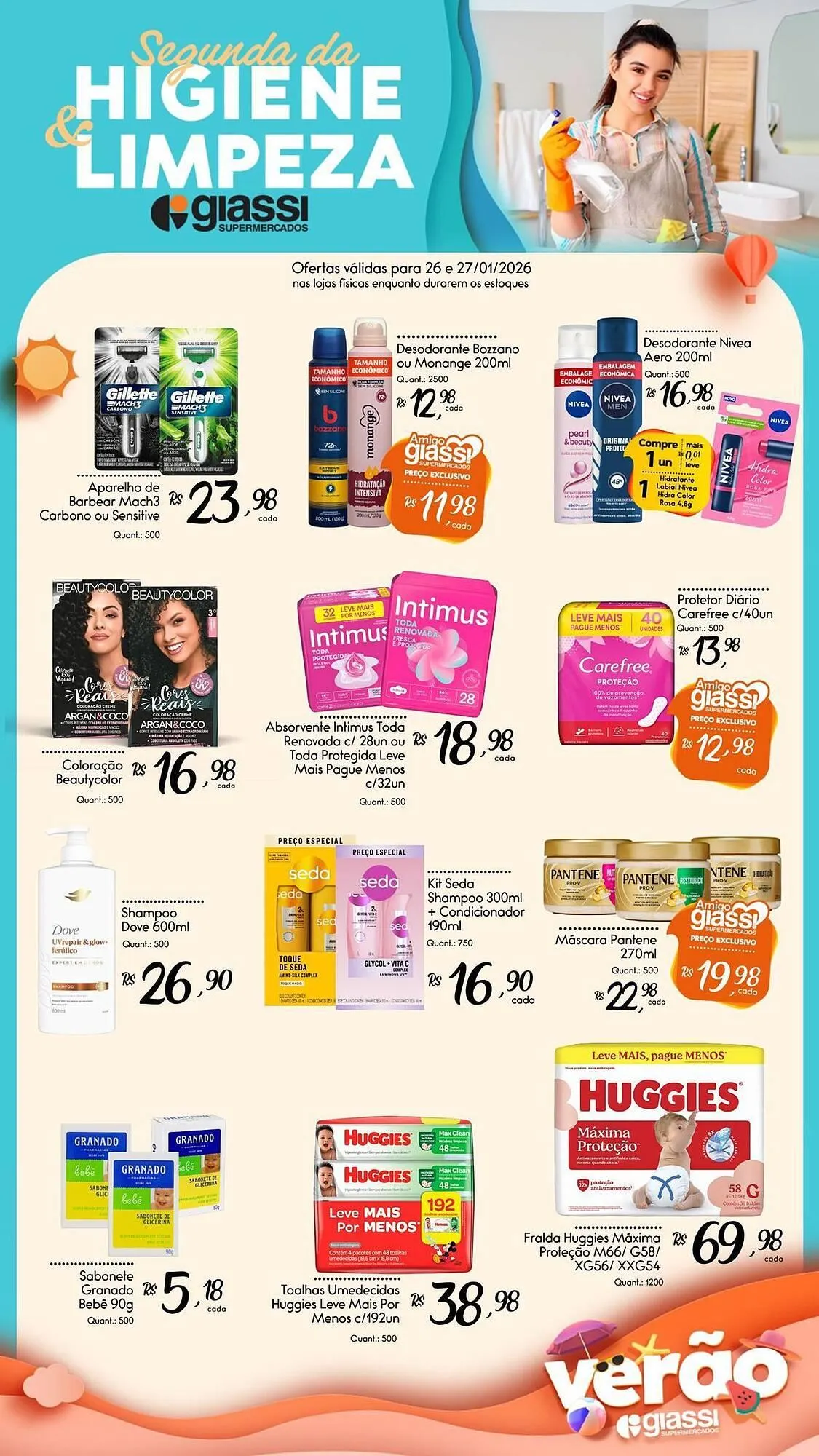 Encarte de Encarte Giassi Supermercados 26 de janeiro até 27 de janeiro 2026 - Pagina 2
