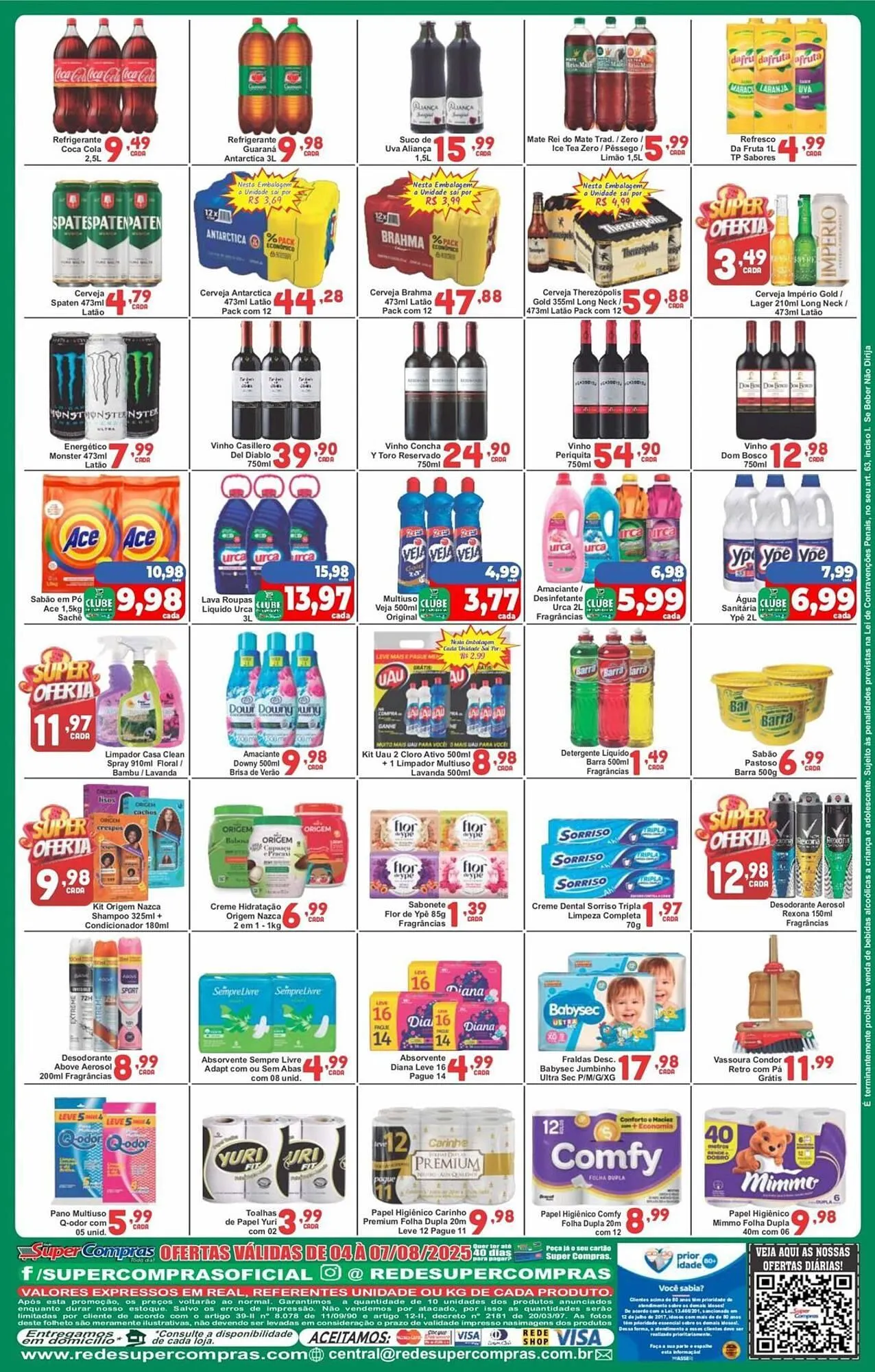 Encarte de Catálogo Rede Super Compras 4 de agosto até 7 de agosto 2025 - Pagina 4