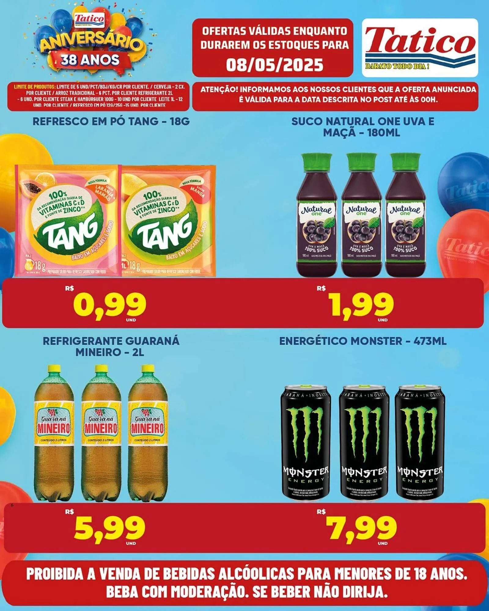 Encarte de Catálogo Tatico 8 de maio até 11 de maio 2025 - Pagina 22