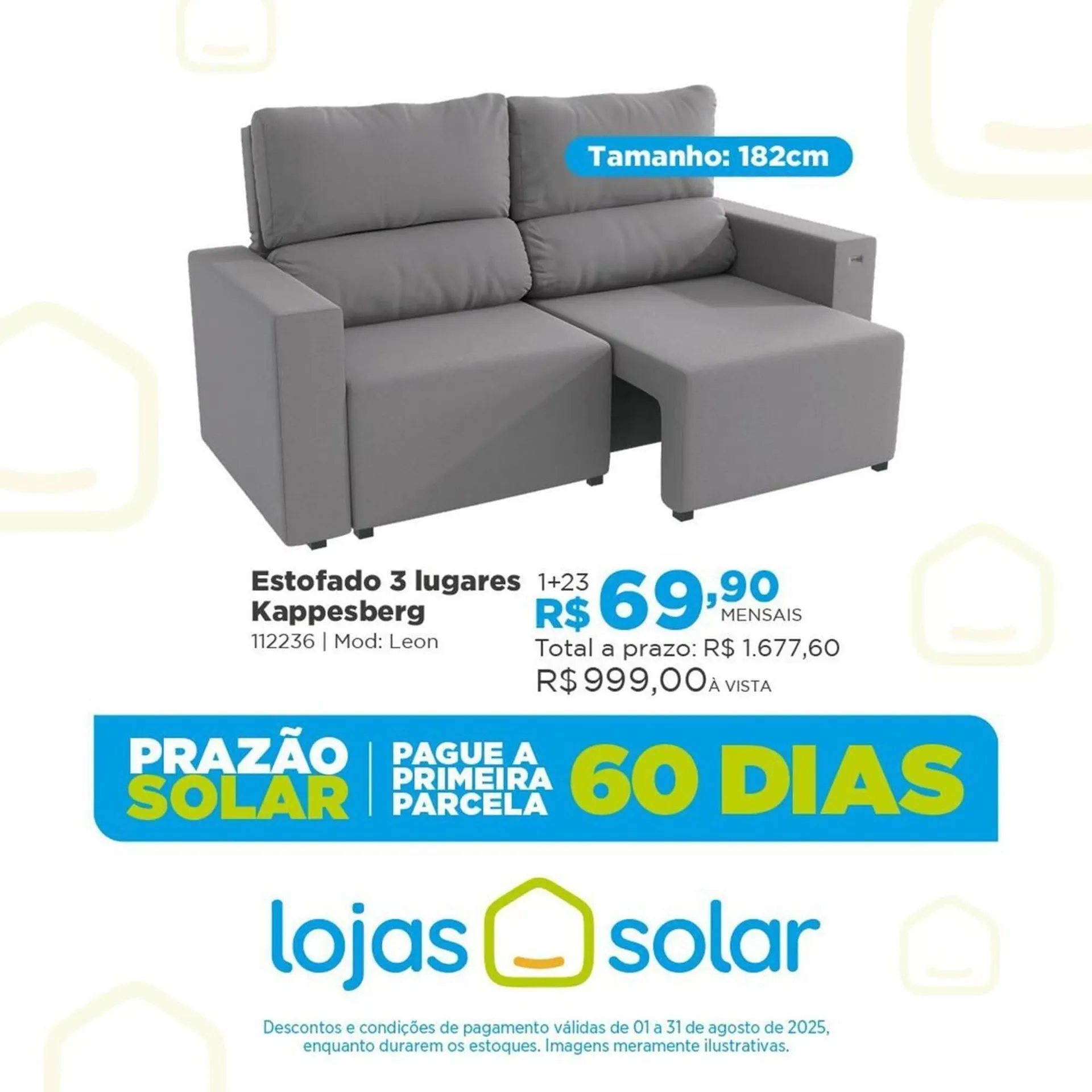 Encarte de Catálogo Lojas Solar 1 de agosto até 31 de agosto 2025 - Pagina 8