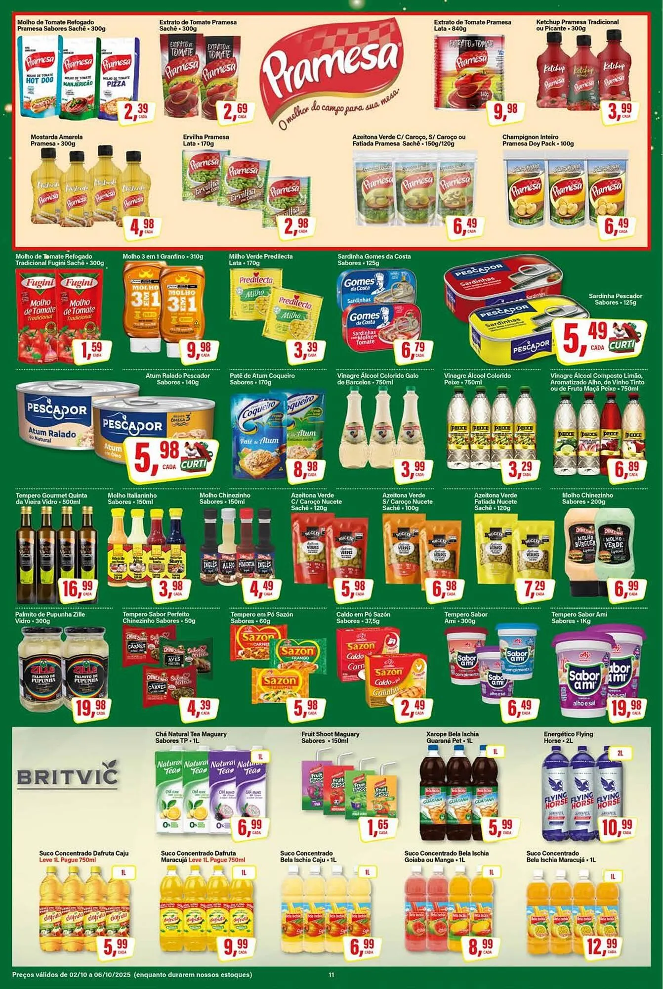 Encarte de Encarte Rede Supermarket 2 de outubro até 6 de outubro 2025 - Pagina 11