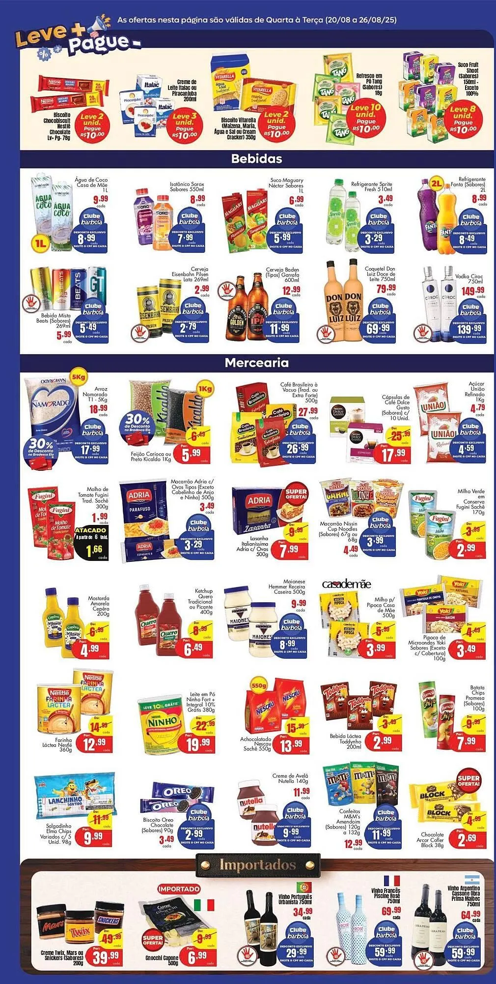 Encarte de Catálogo Barbosa Supermercados 20 de agosto até 26 de agosto 2025 - Pagina 3